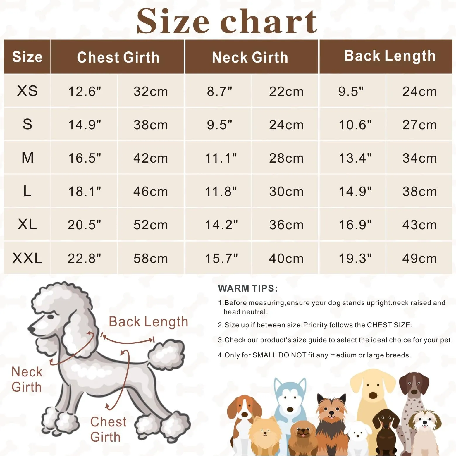 Mosucoirl Felpa con Cappuccio per Cani, Kahki&Marrone, XL - immagine 2