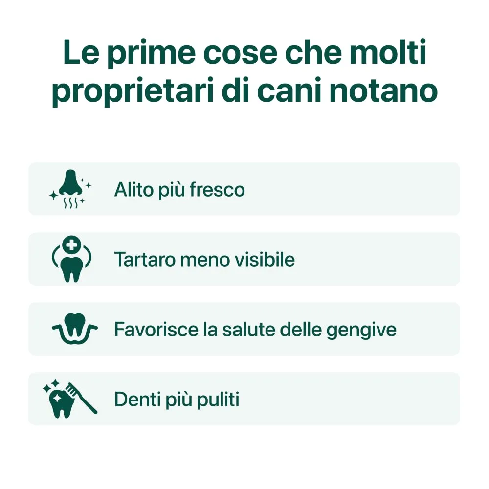 DogSuppy Dental Bright Polvere Dentale per Cani, Alito Fresco, Rimuovi Placca e Tartaro - immagine 3