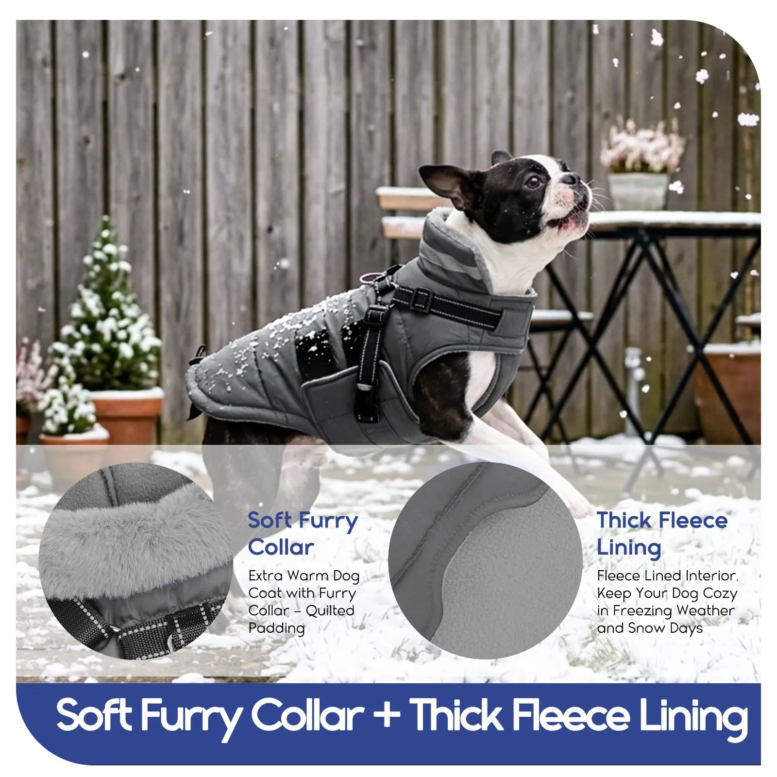 ASENKU Cappottino Cane Impermeabile, Taglia 3XL - immagine 3