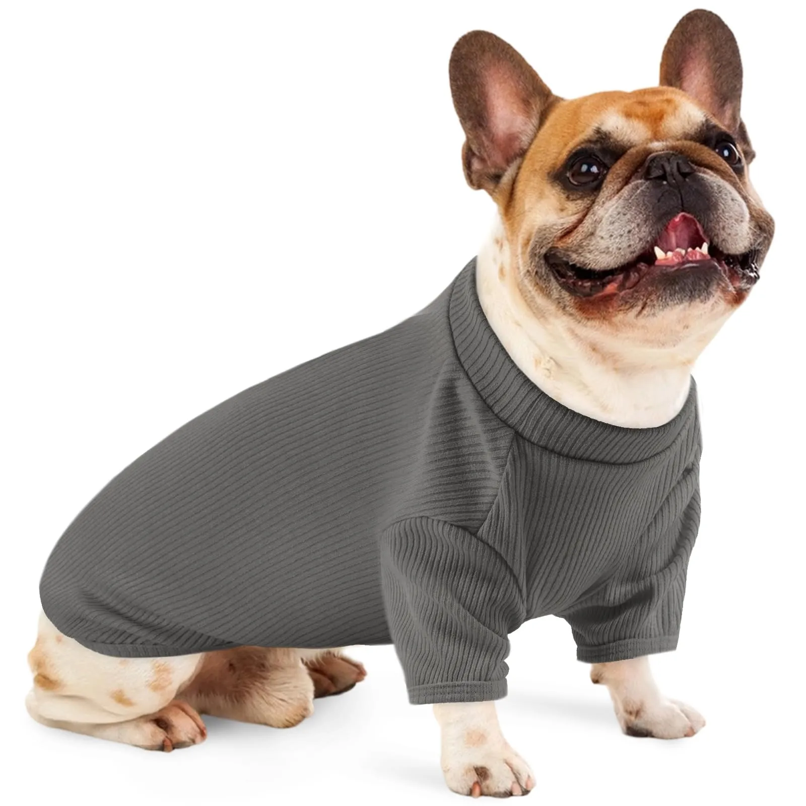 Hjumarayan Maglietta Traspirante per Cani, Grigio Granito, Taglia L - immagine 1