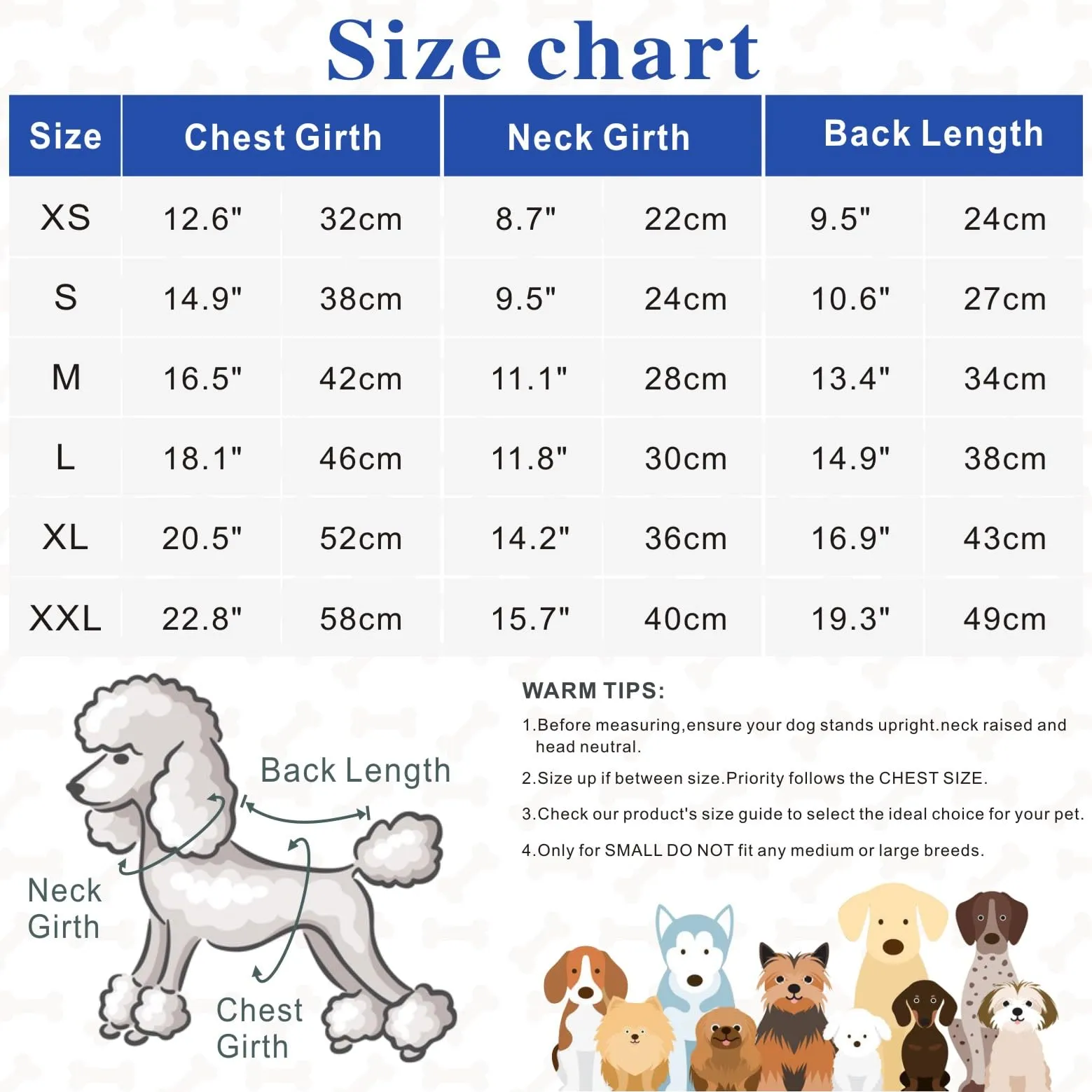 Mosucoirl Felpa con Cappuccio per Cani, Pullover Jumpsuit con Tasca, LichtblauDunkelblau, L - immagine 2