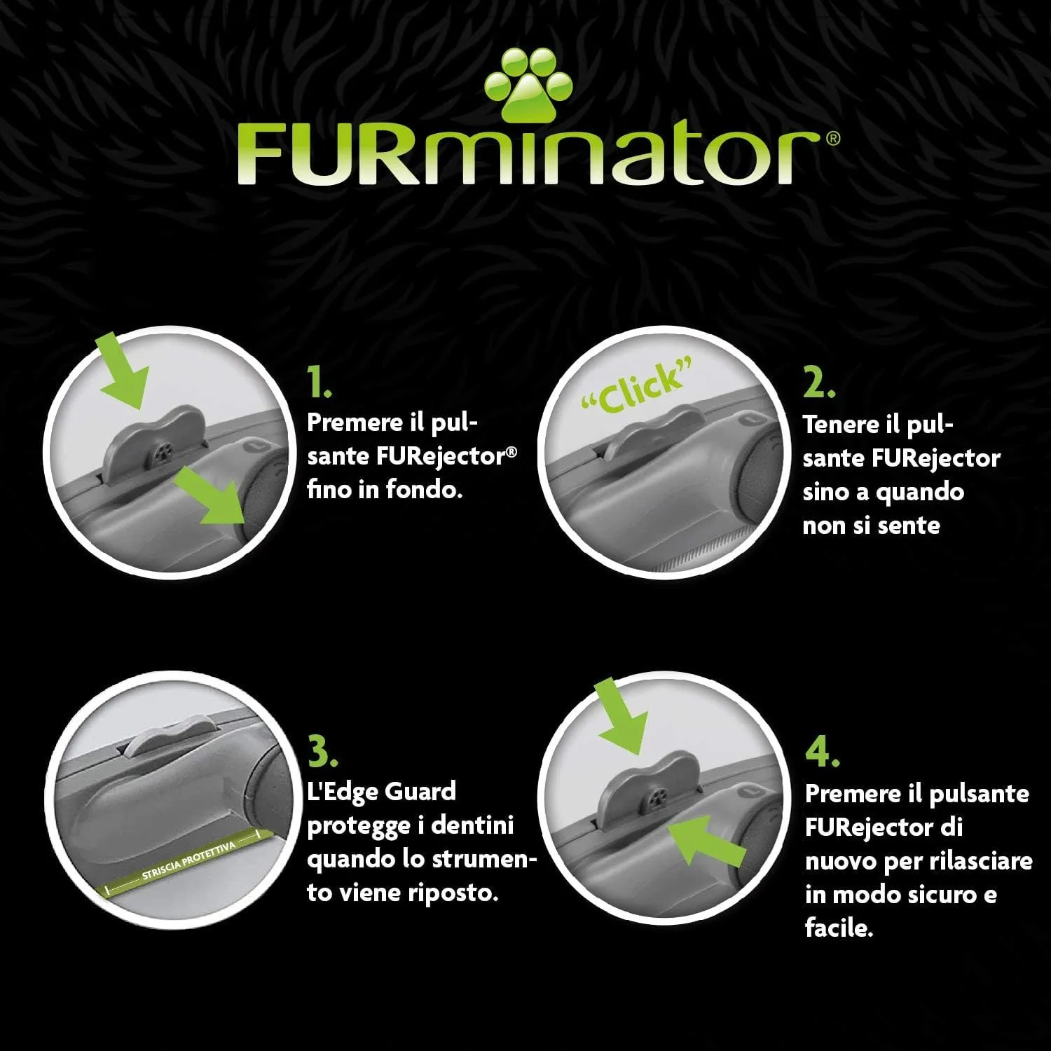 FURminator deShedding Tool L per Cani a Pelo Lungo - immagine 6
