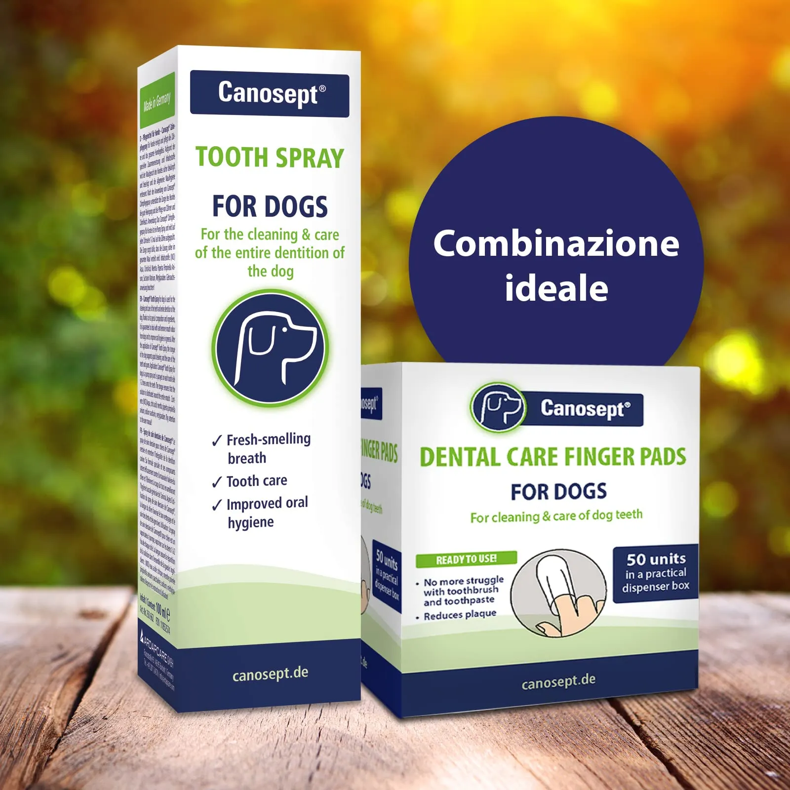 Canosept Dischetti Pulizia Denti Per Cani, 3 x 50 Pezzi - immagine 8