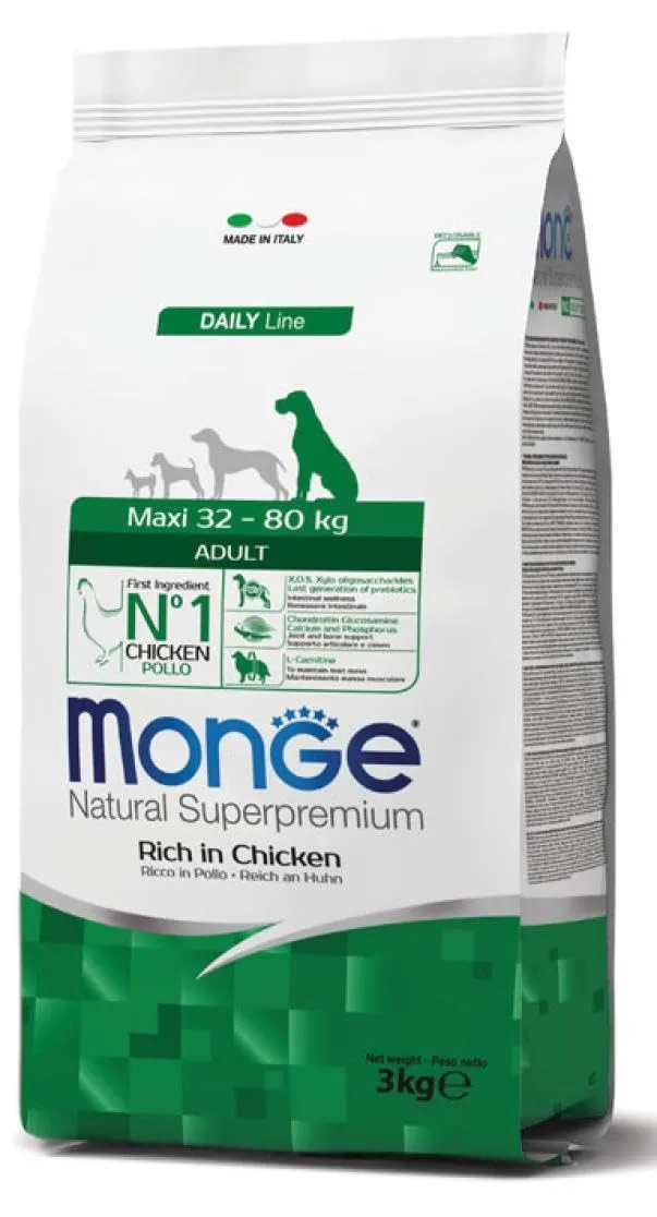 Monge Natural Superpremium Adult per Tutte Le Razze con Pollo, 12 kg - immagine 1