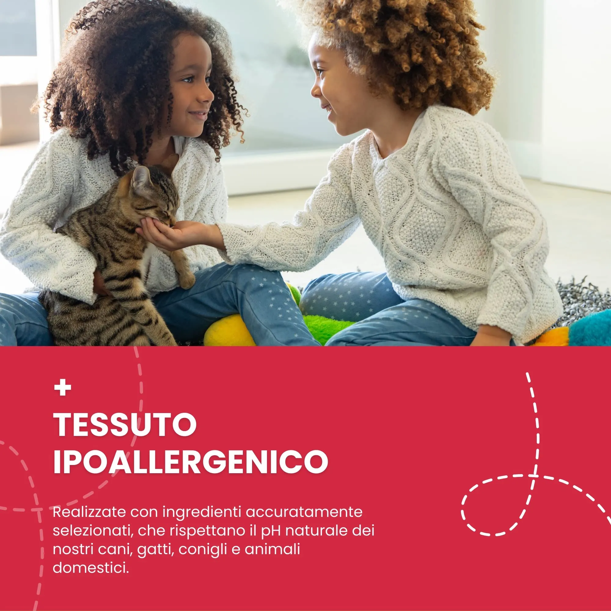 Italian Pet Salviette Biodegradabili Clorexidina, Salviettine Disinfettanti per Cani e Gatti, 100 Pezzi, 20x30 cm - immagine 8