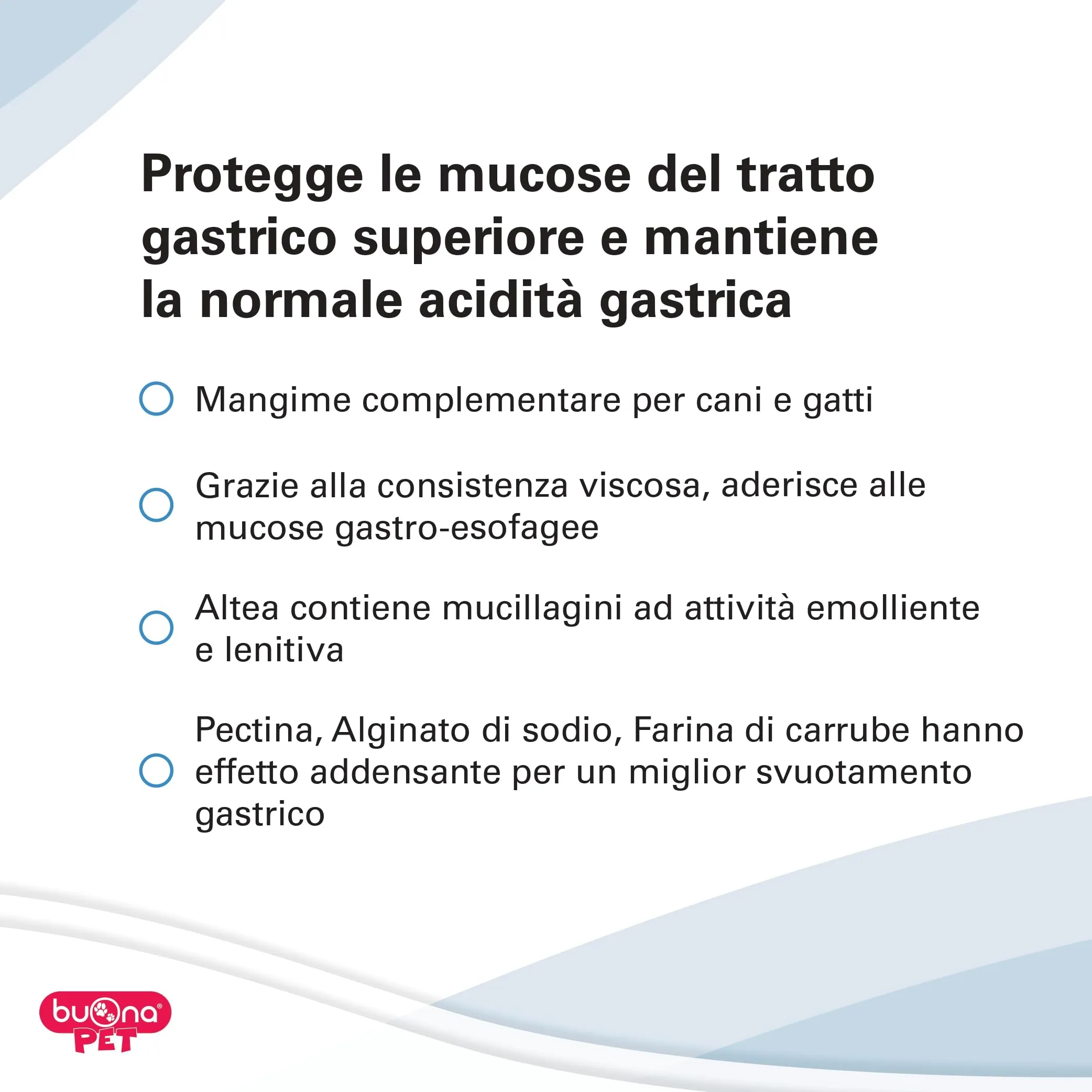 Buona Pet Protettina Gastro, Mangime Complementare per Cane e Gatto, 20 Stick Monodose - immagine 2