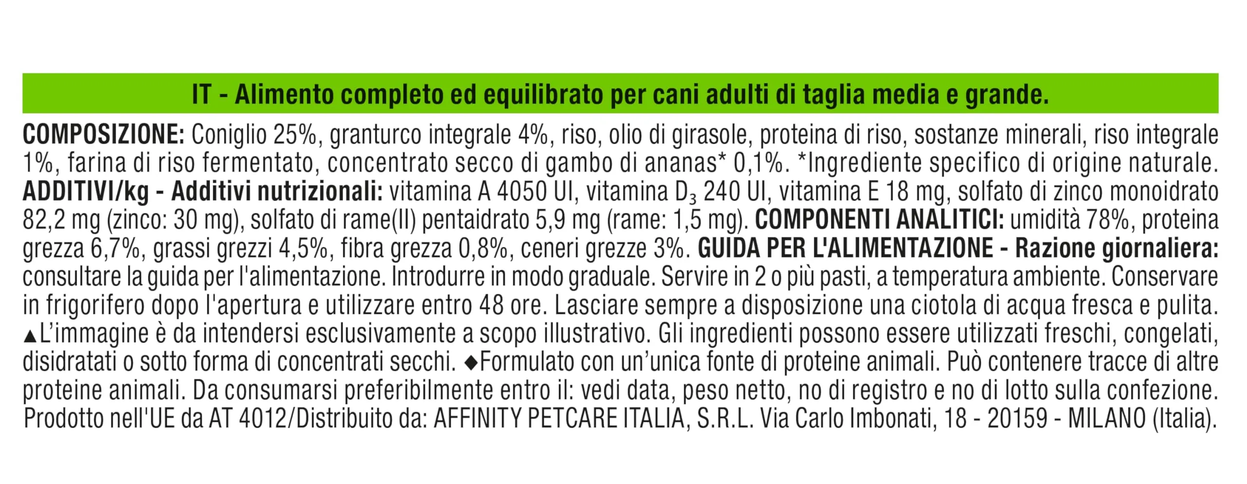 Trainer Natural Sensitive No Gluten Cibo Umido per Cani Medium & Maxi con Coniglio, 12 x 400 g - immagine 5