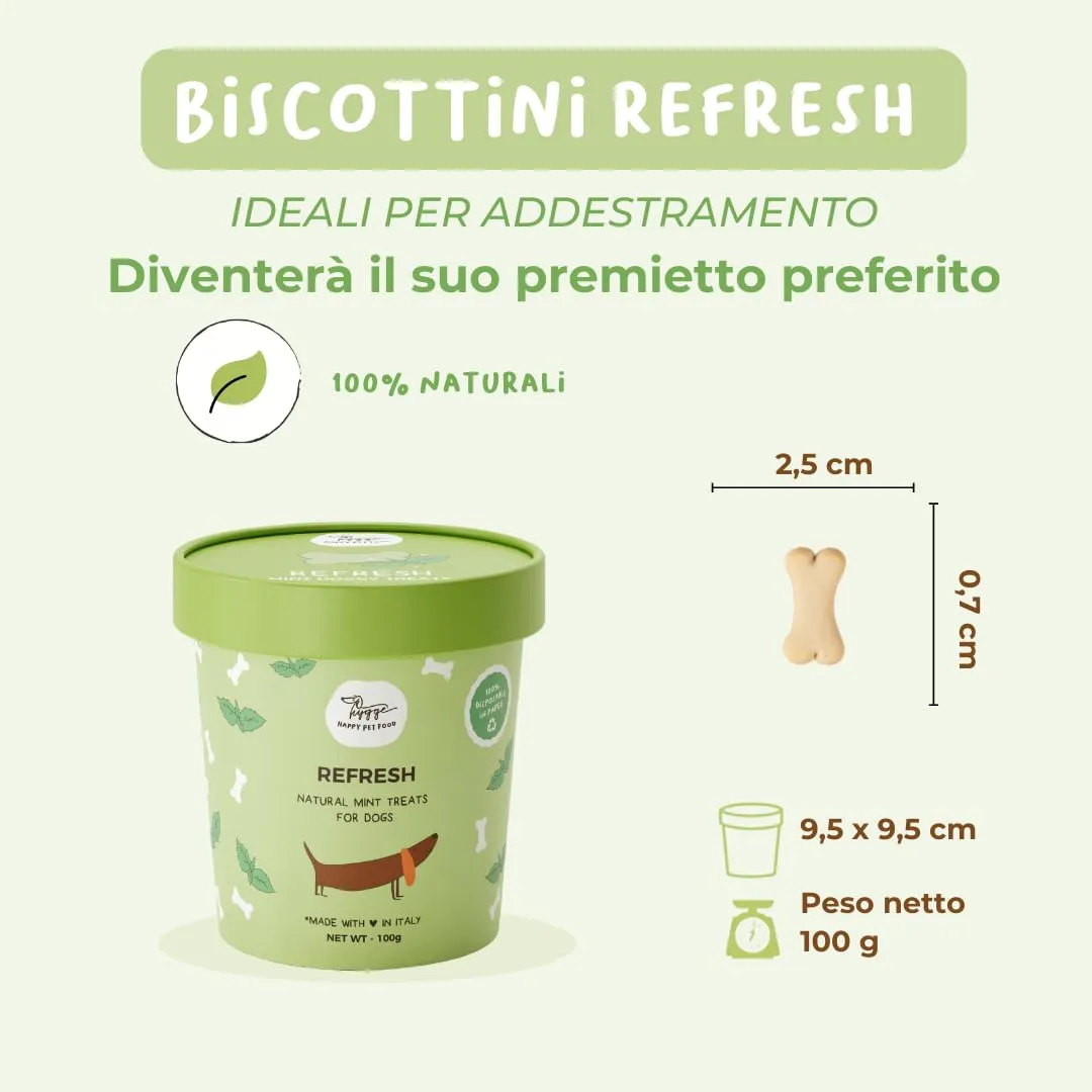 Hygge Dog Biscotti Refresh per Cani alla Menta, 600 g - immagine 5