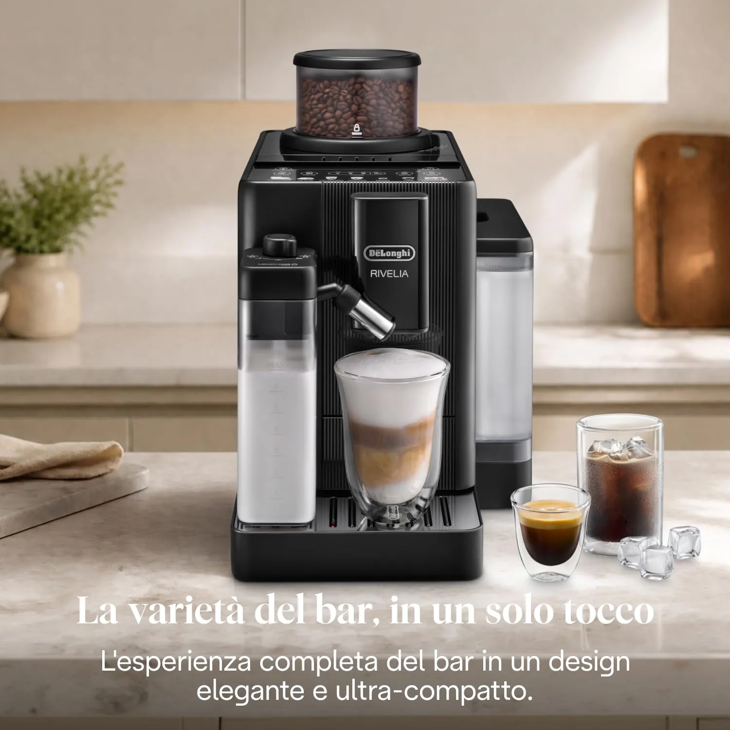 De'Longhi Rivelia Start Macchina da Caffè Automatica, Nera - immagine 8