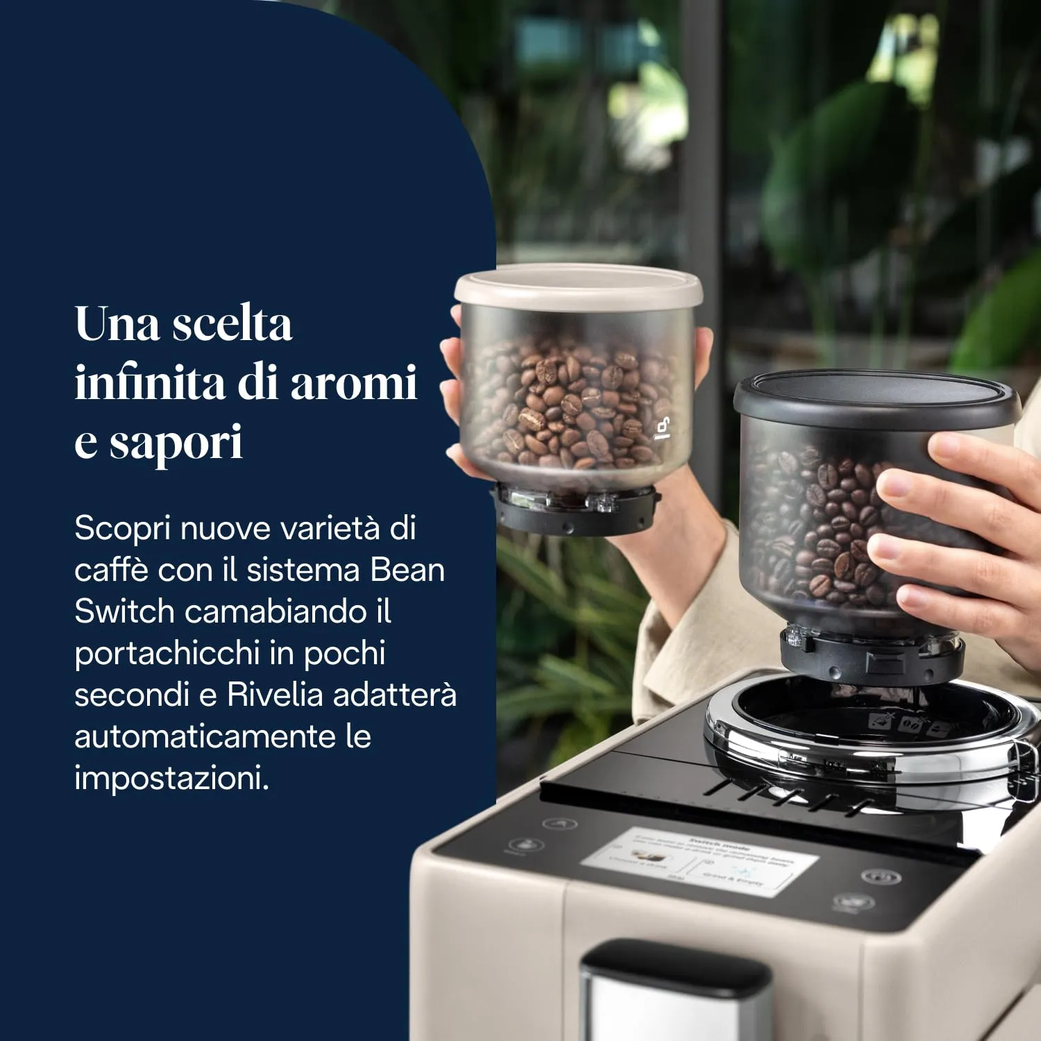 De'Longhi Rivelia Perfetto EXAM440.35.BG Macchina da Caffè Automatica, Beige - immagine 5