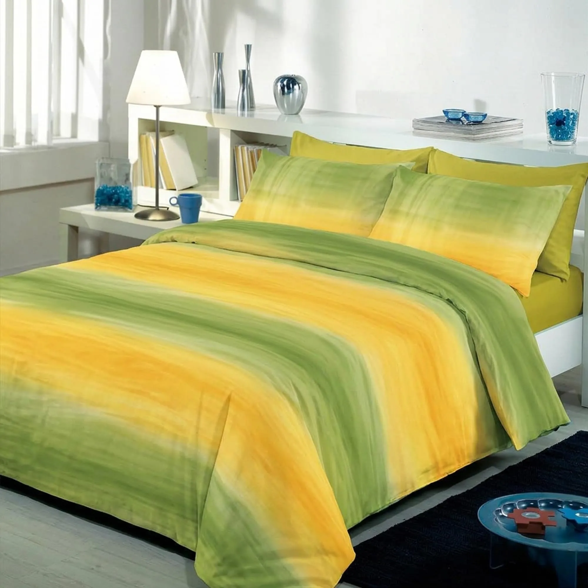Dorian Home Copripiumino Matrimoniale in Cotone 250x210 cm con 2 Federe - immagine 1