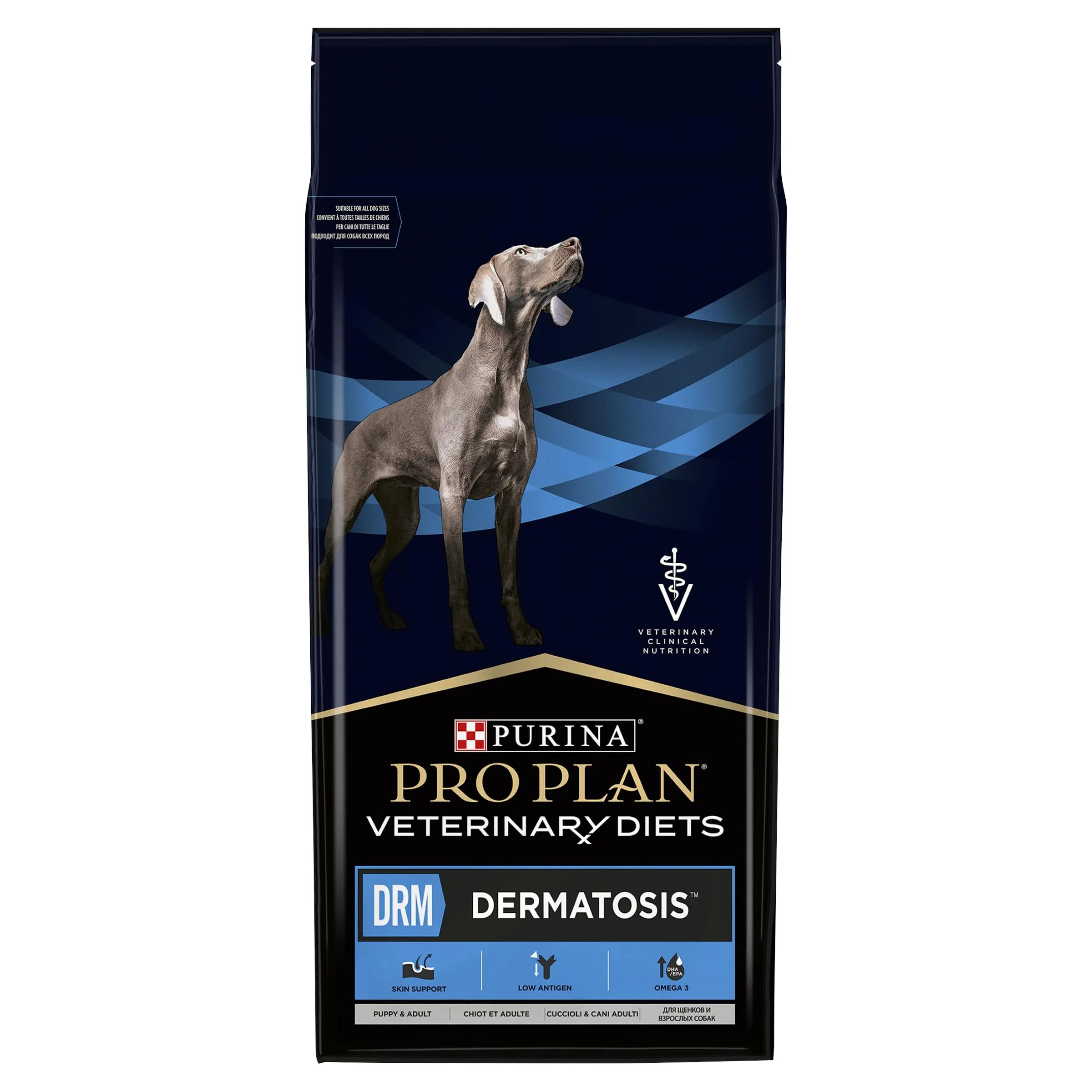 Pro Plan Veterinary Diets Dermatitis Dog Food, Dry, 12 kg - immagine 2