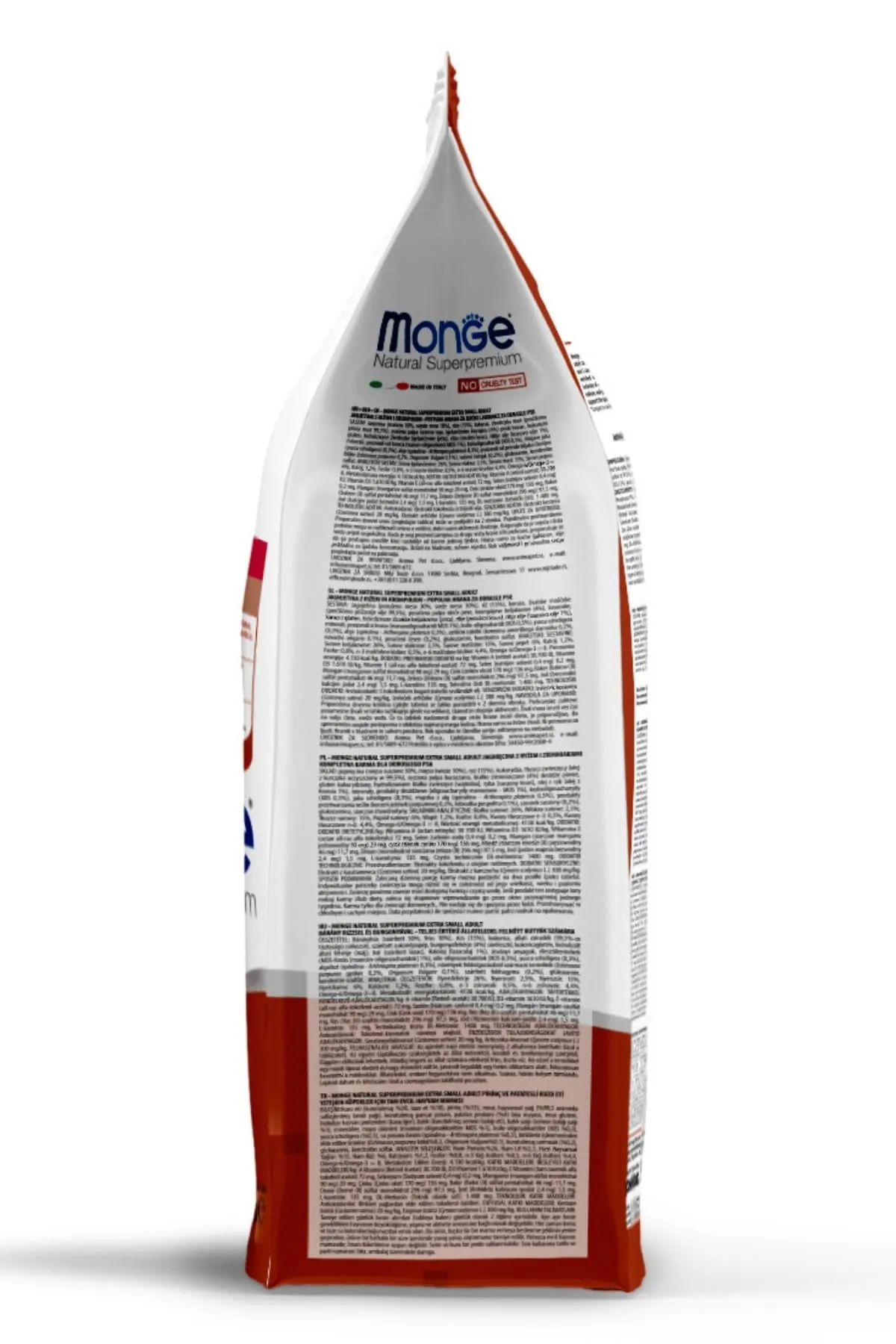 Monge Natural Superpremium Adult Mini Lamb and Rice, Cibo Secco per Cani sotto i 10 kg, 0,8 kg - immagine 3