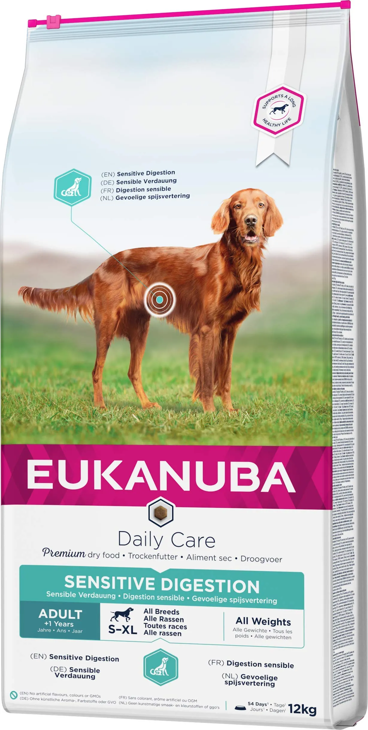 Eukanuba Daily Care Alimento Secco per Cani Adulti con Difficoltà Digestive, 12 kg - immagine 8