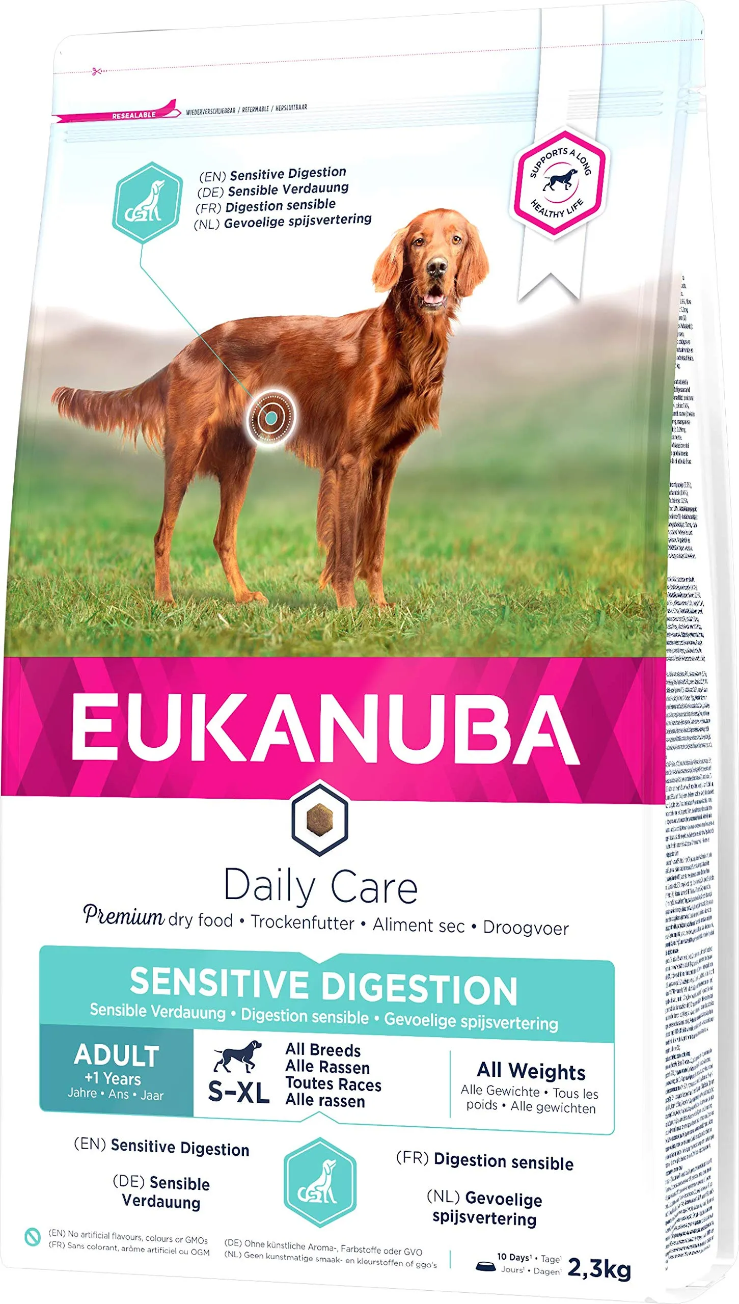 Eukanuba Daily Care Alimento Secco per Cani Adulti con Difficoltà Digestive, 2,3 kg - immagine 8