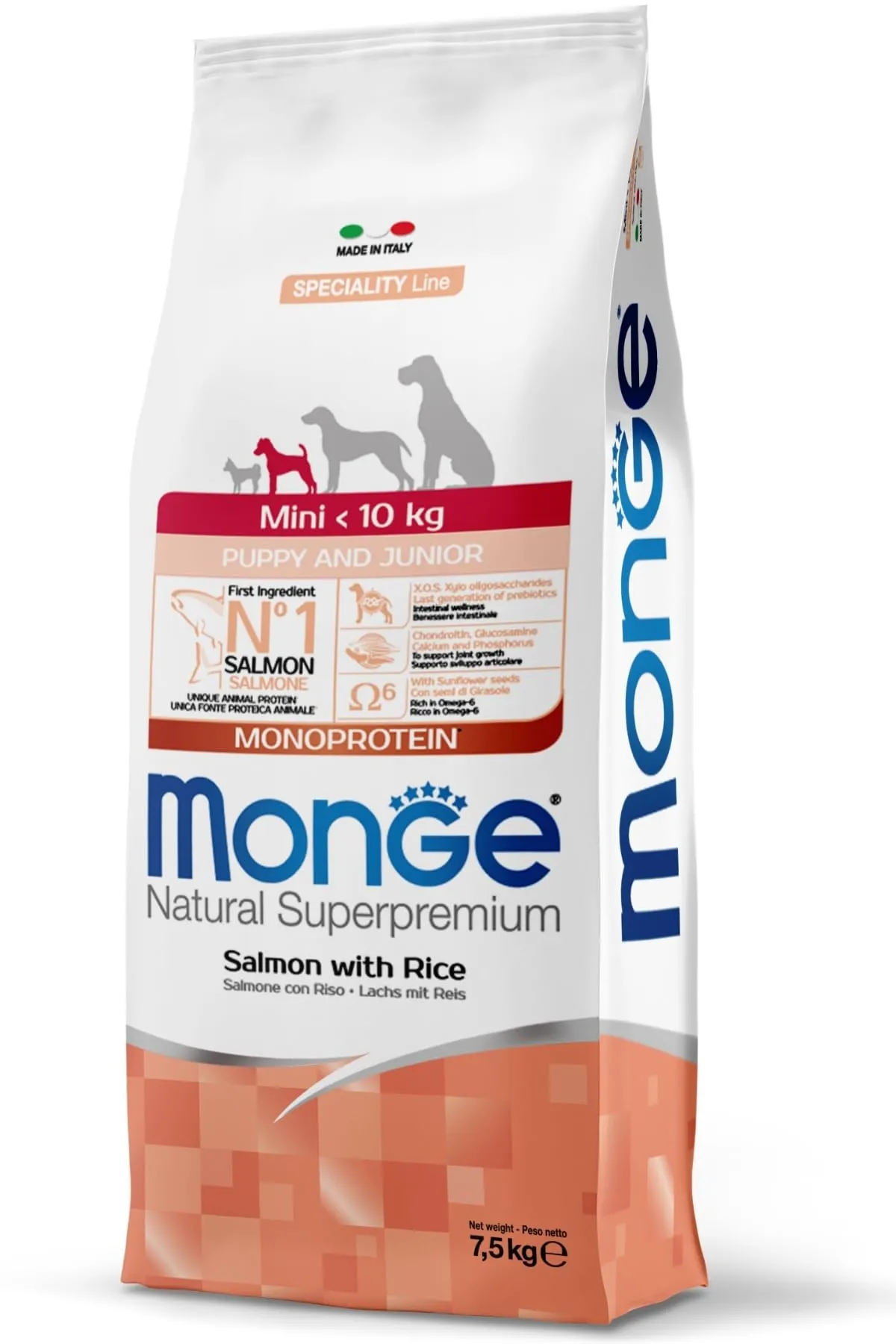 Monge Dry Dog Food, 7.5 kg - immagine 1