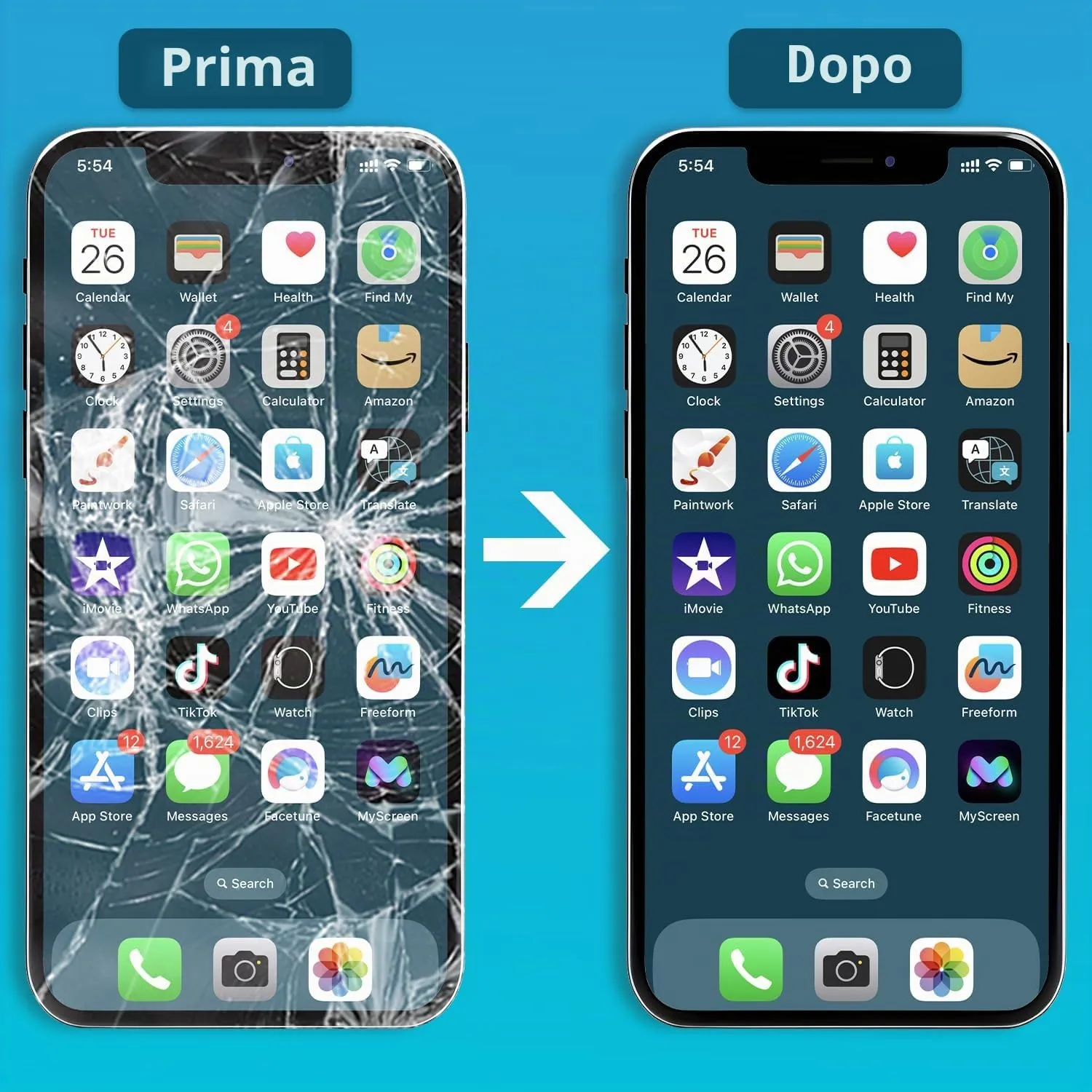 Brinonac Display LCD per iPhone 14 Plus 6,7" FHD COF Sostituzione Digitizer - immagine 7