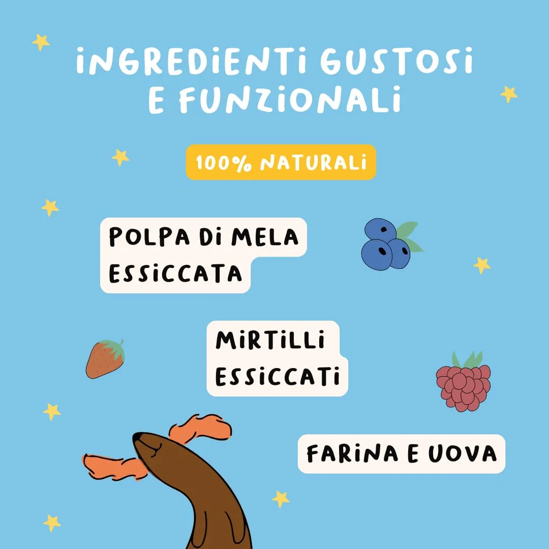 Hygge Dog Biscotti per Cani ai Frutti Rossi, 600g - immagine 3