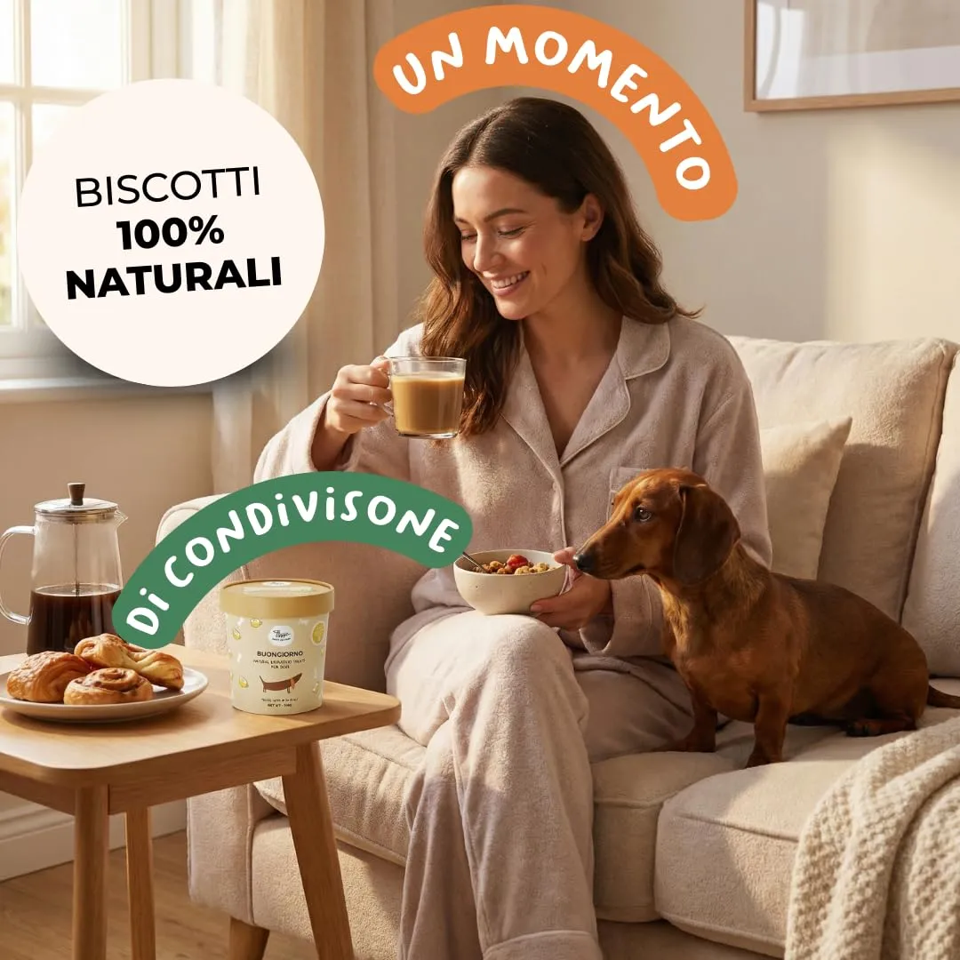 Hygge Dog Biscotti Buongiorno per Cani gusto Cappuccino, 600 g - immagine 2