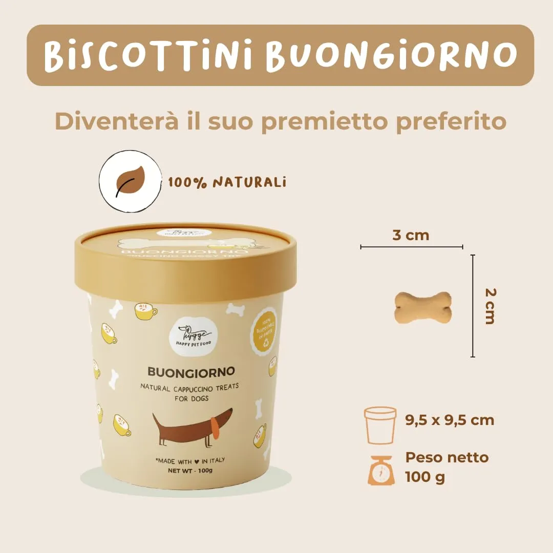 Hygge Dog Biscotti Buongiorno per Cani gusto Cappuccino, 600 g - immagine 5