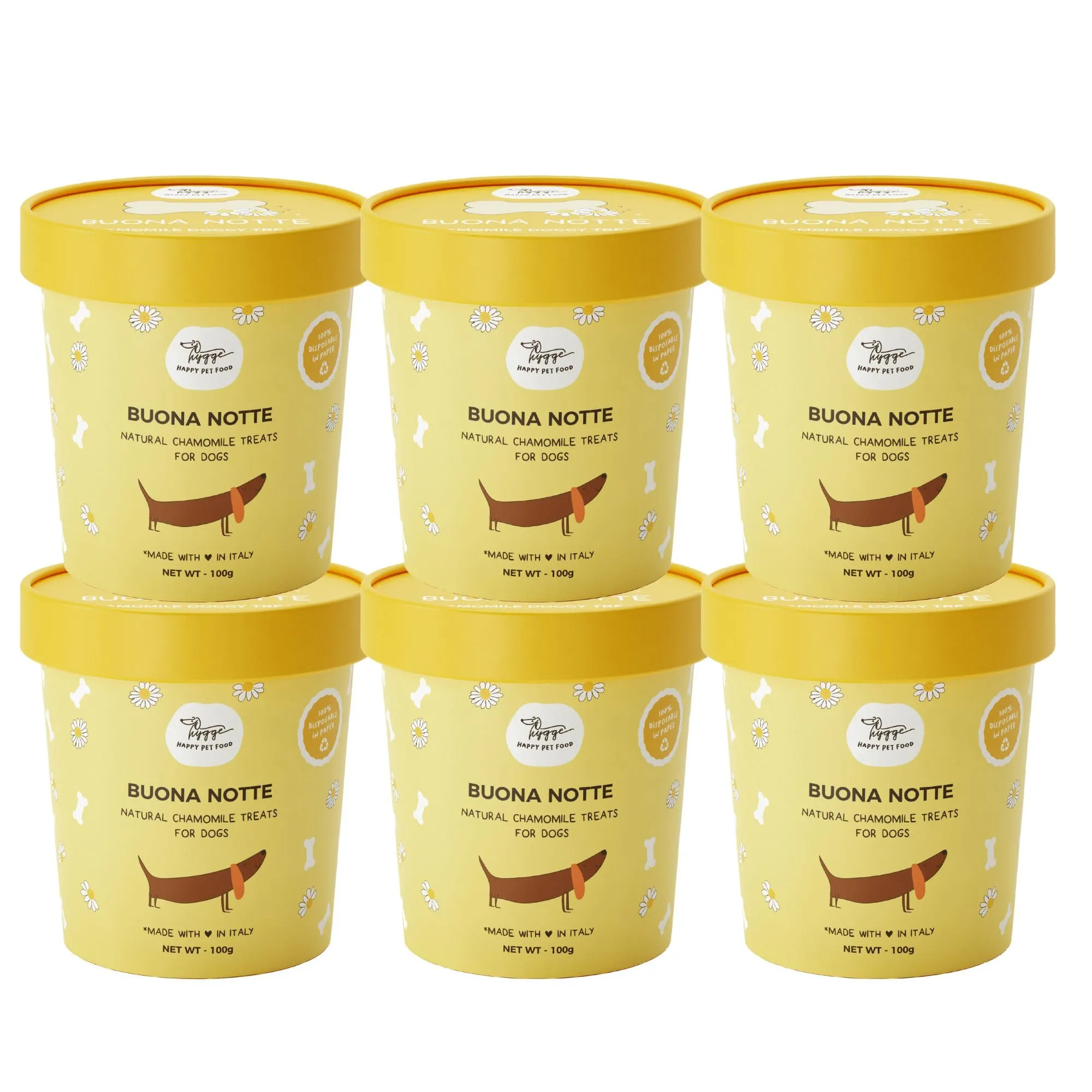 Hygge Dog Biscotti Buonanotte alla Camomilla per Cani, 600 gr - immagine 1