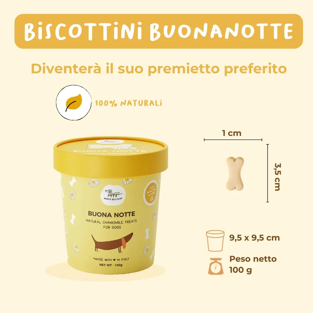 Hygge Dog Biscotti Buonanotte alla Camomilla per Cani, 600 gr - immagine 5