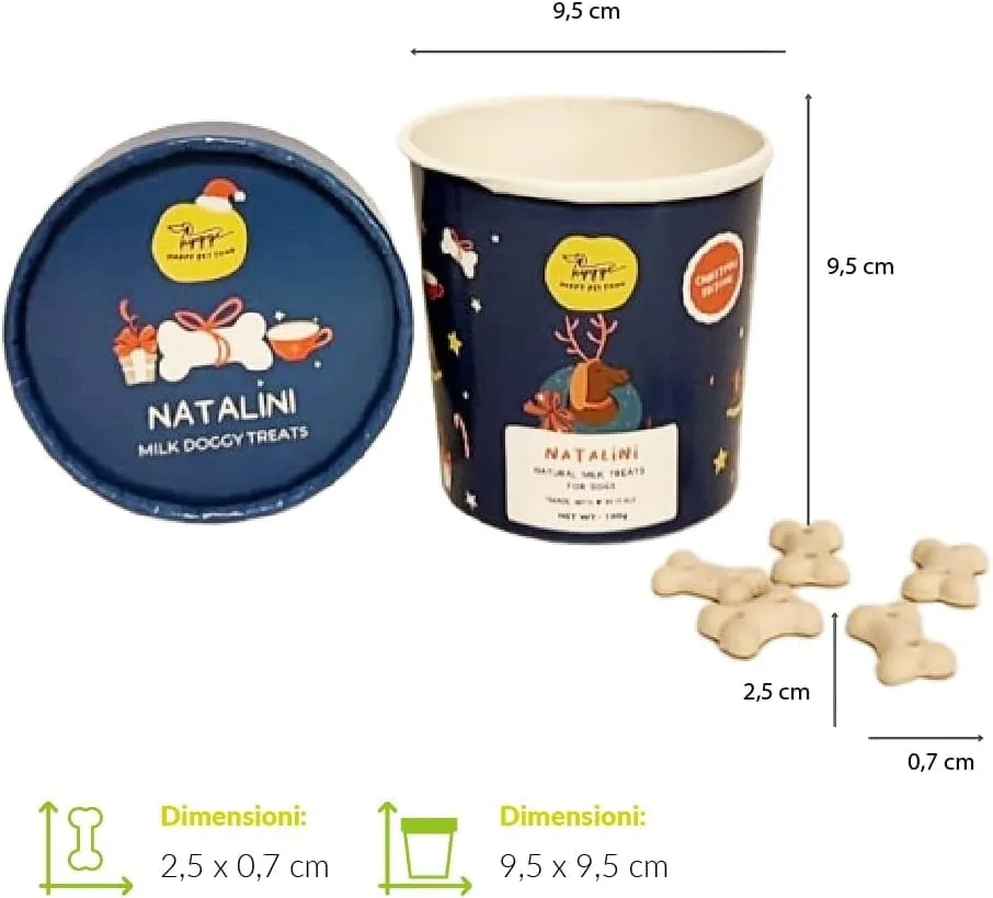 Hygge Biscotti Natalini per Cani al Latte, 300 g - immagine 2