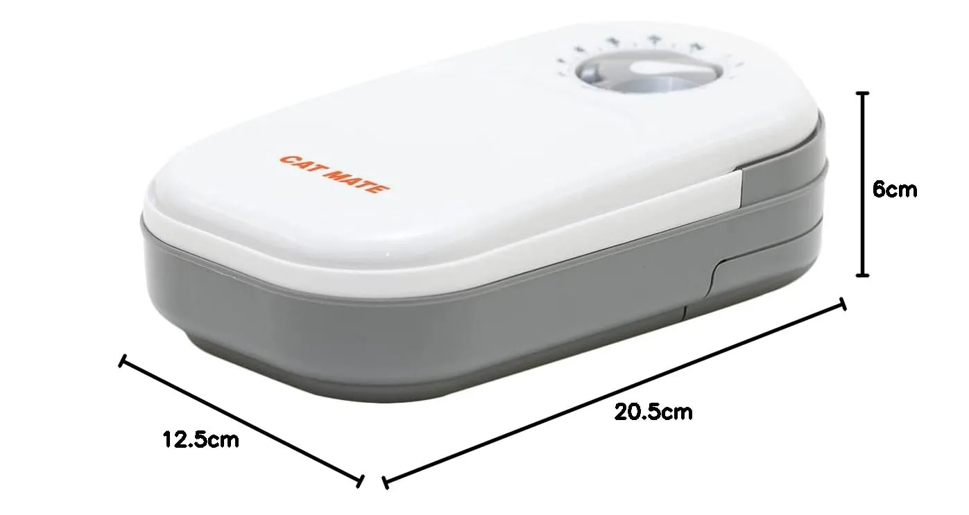 Cat Mate C100 Distributore Automatico di Cibo per 1 pasto, Bianco - immagine 7