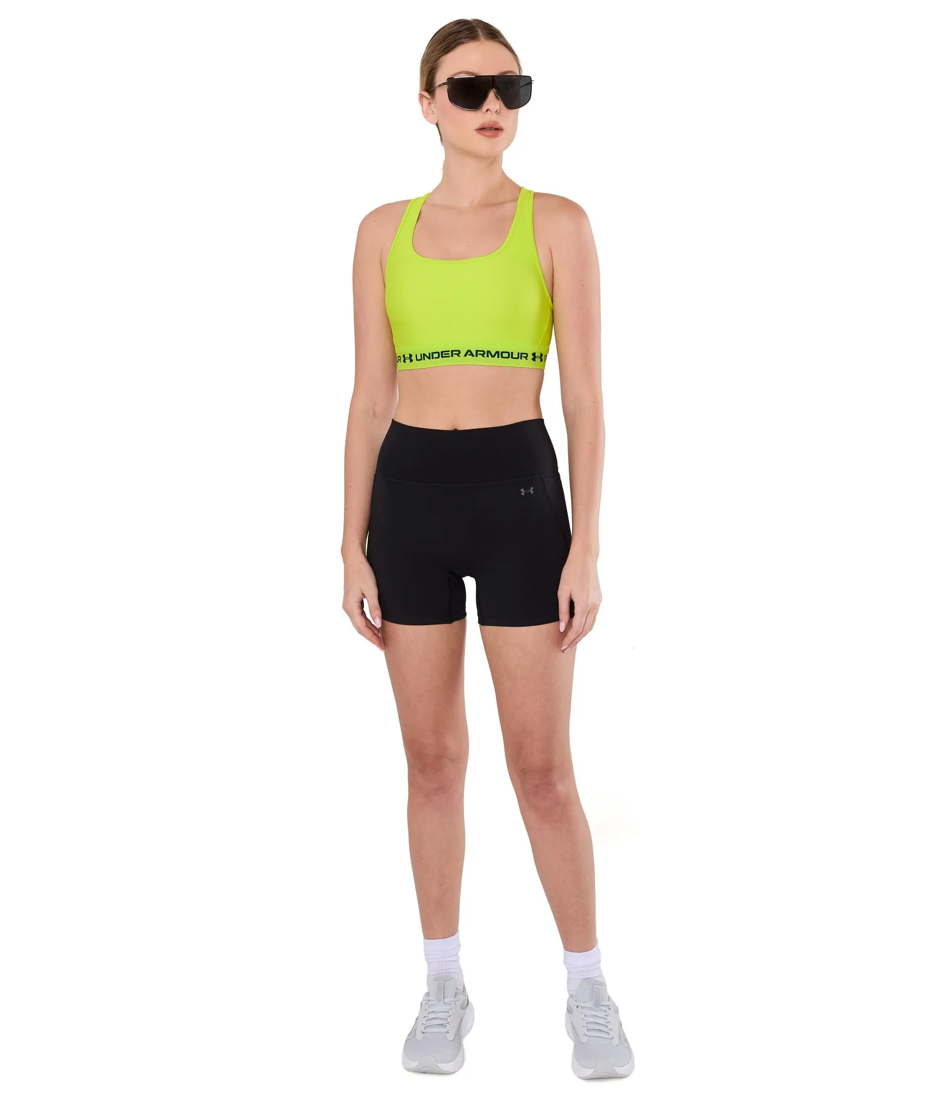 Under Armour Crossback Mid Bra - Green Citrine - XS - immagine 2