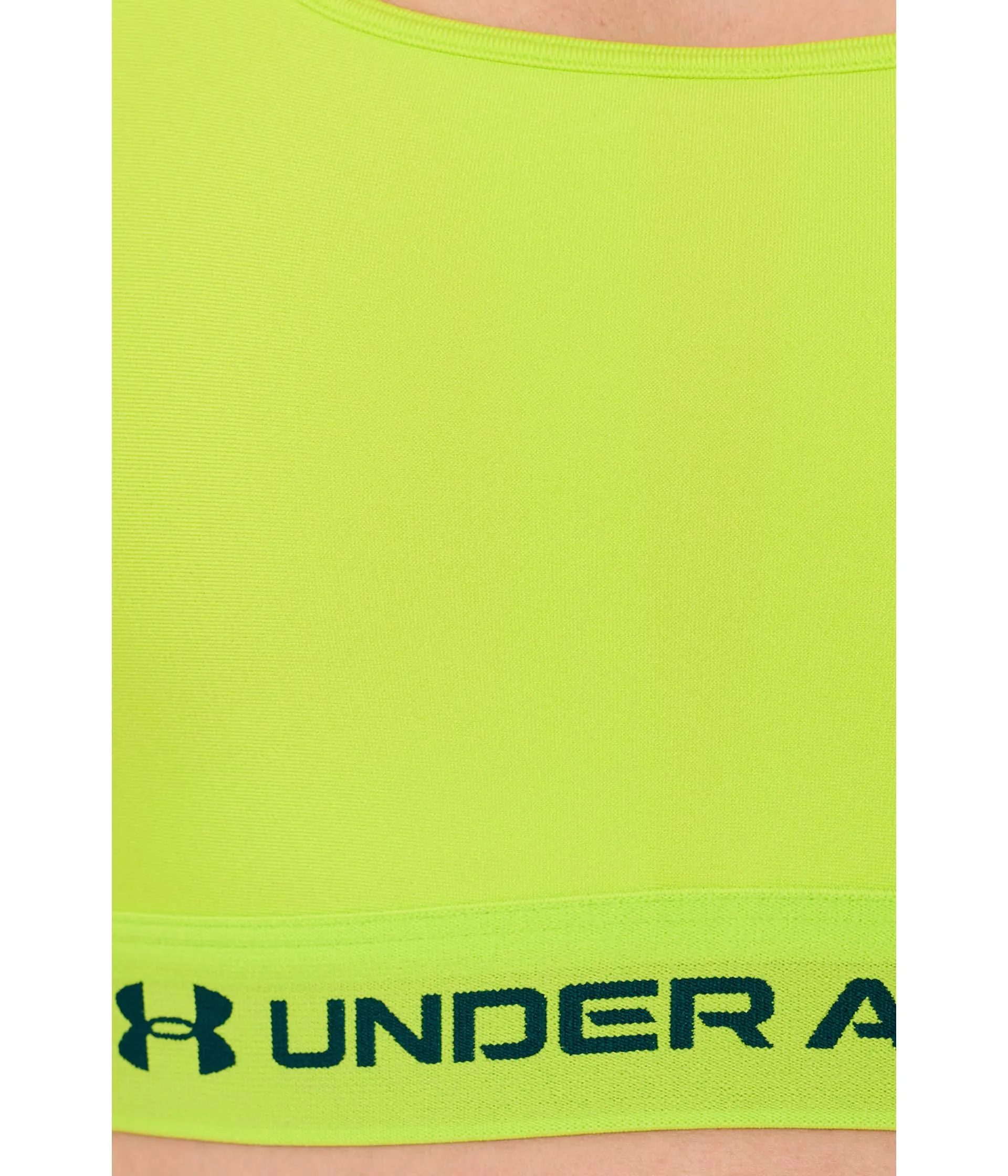 Under Armour Crossback Mid Bra - Green Citrine - XS - immagine 5