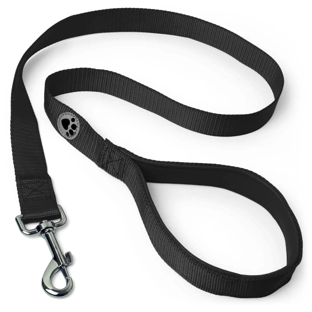 igadgitz Home U7227 Guinzaglio per Cani Imbottito, Nero, 122cm - immagine 1