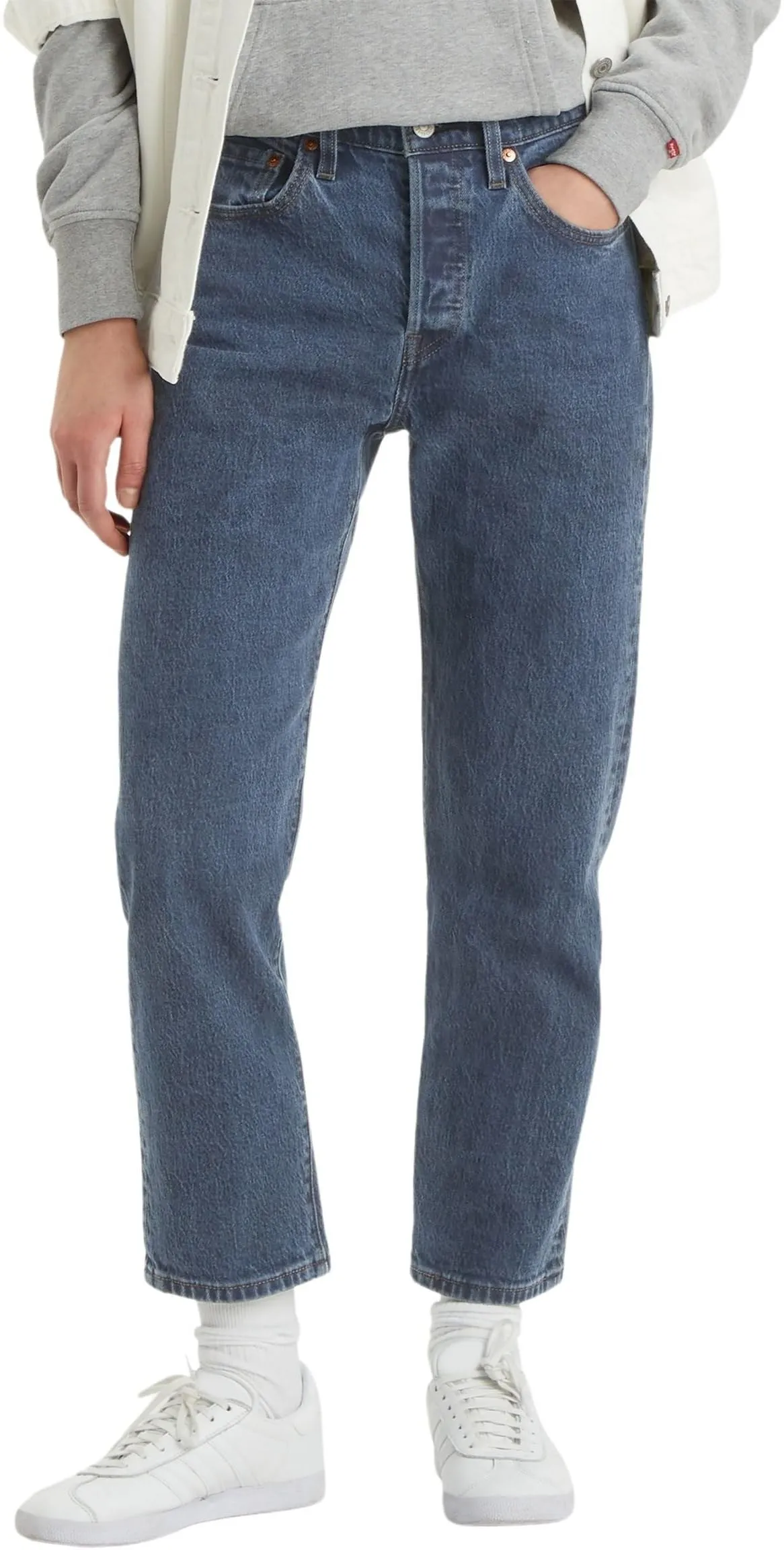 Levi's 501 Crop Jeans Donna - Hidden Happiness - 24W / 26L - immagine 1