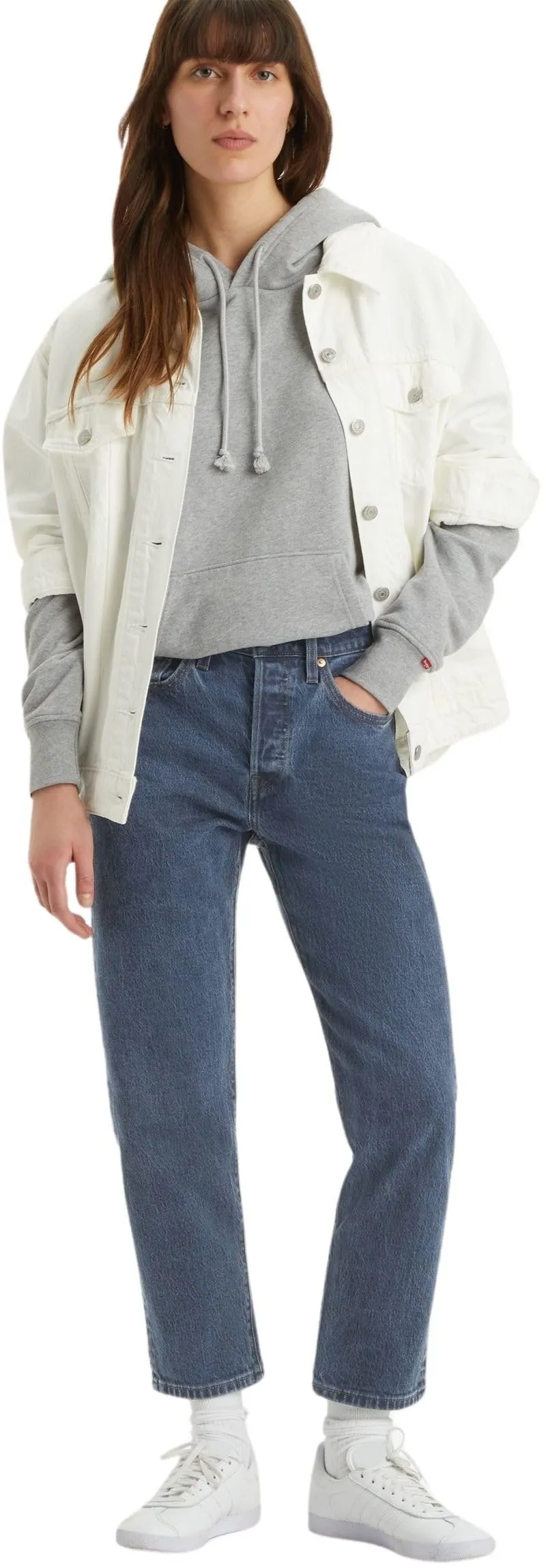 Levi's 501 Crop Jeans Donna - Hidden Happiness - 24W / 26L - immagine 5