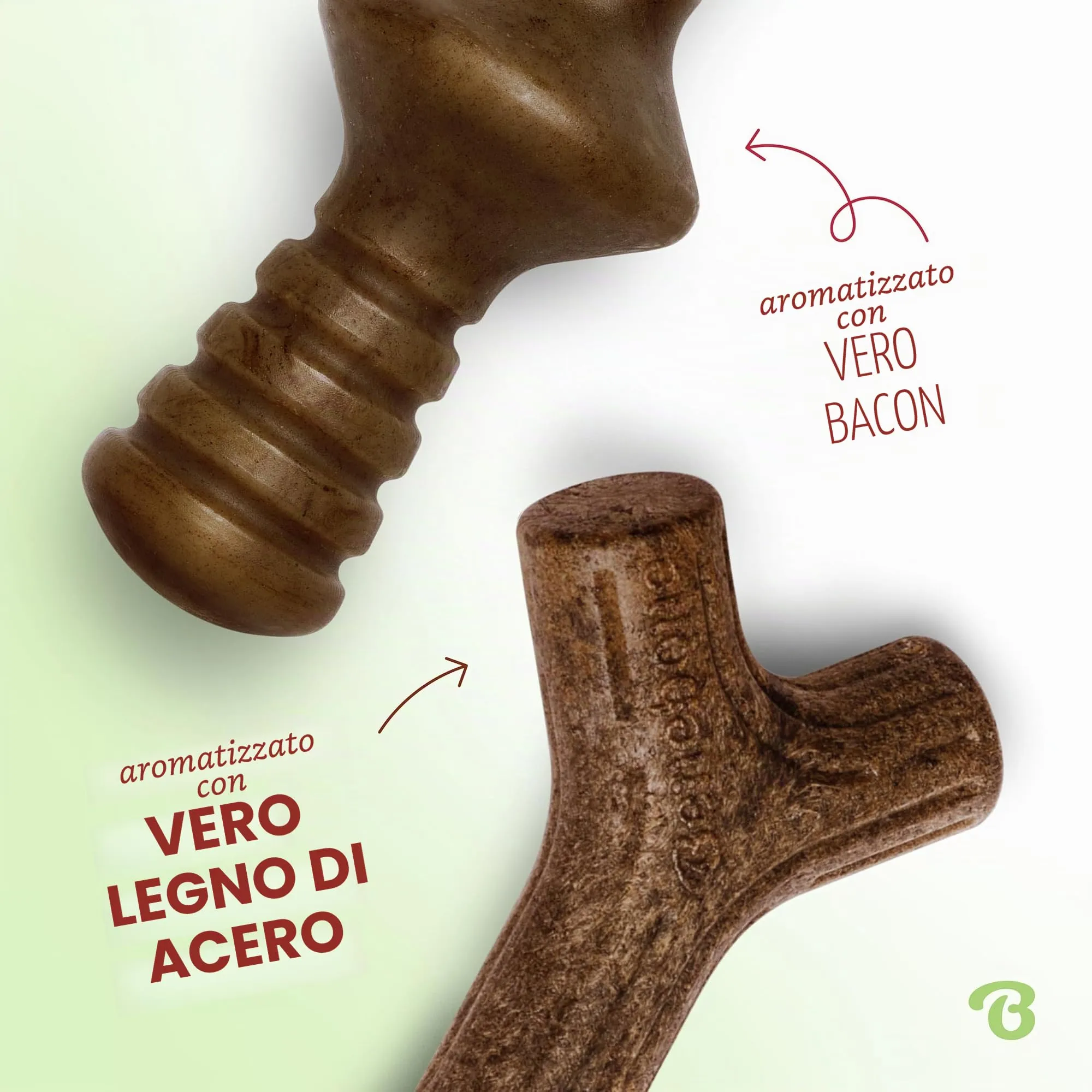 Benebone Maplestick and Zaggler Dog Chew Toys, Tiny - immagine 2