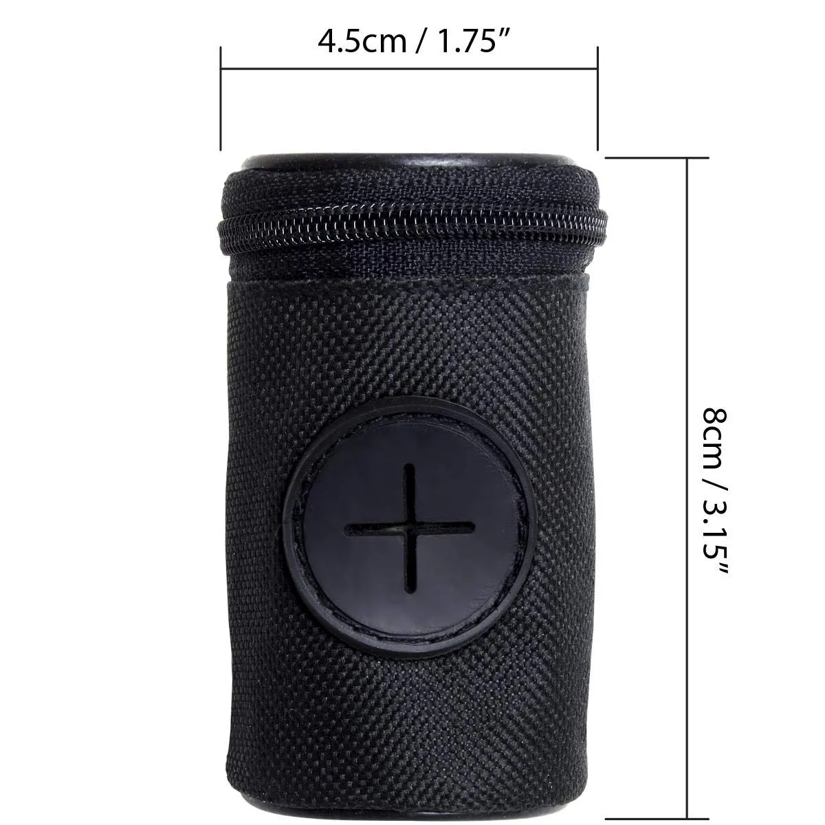 igadgitz Home U7168 Porta Sacchetti Cane in Tela con Moschettone - Nero - immagine 2