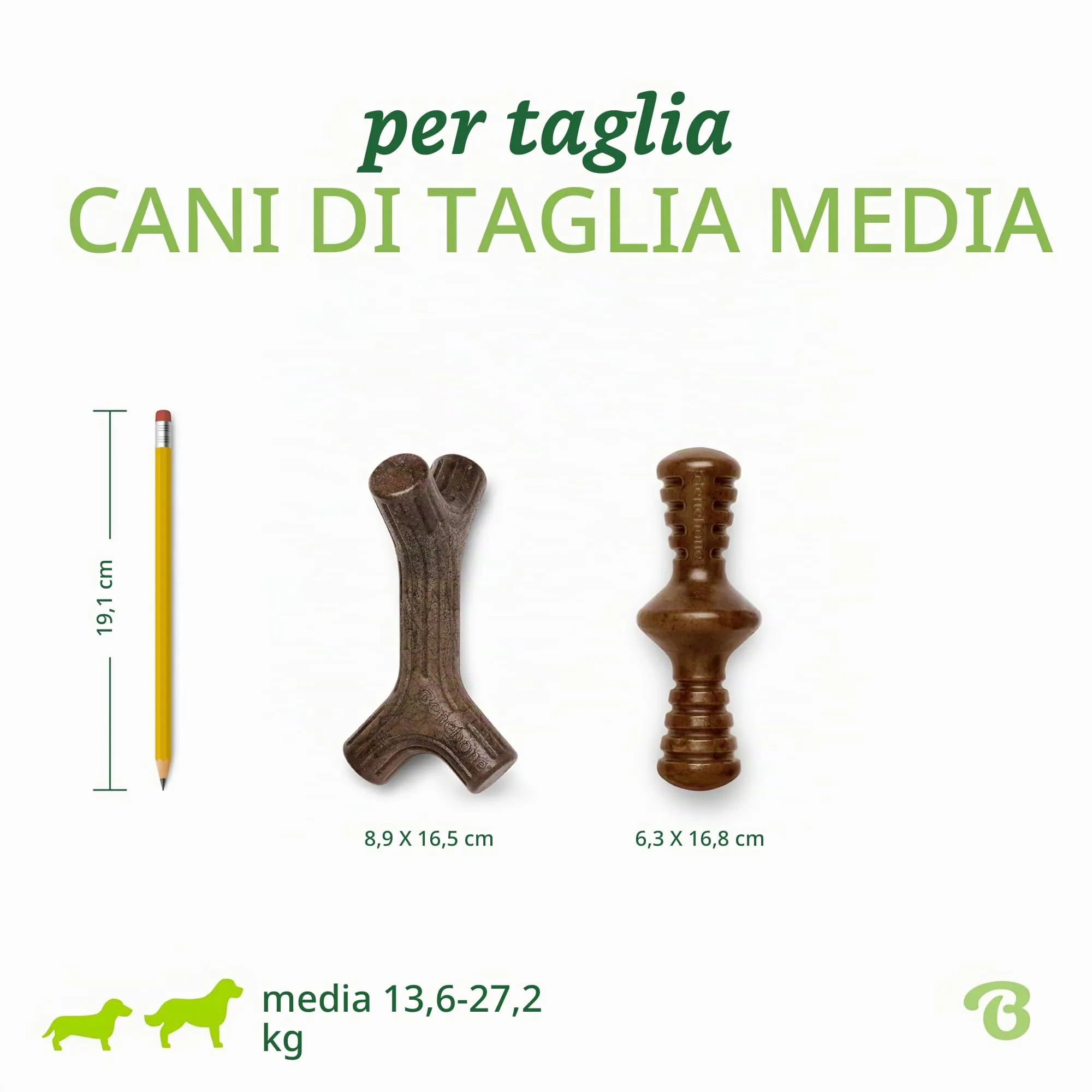 Benebone Maplestick e Zaggler Set da 2 Giochi Resistenti, Medio - immagine 4