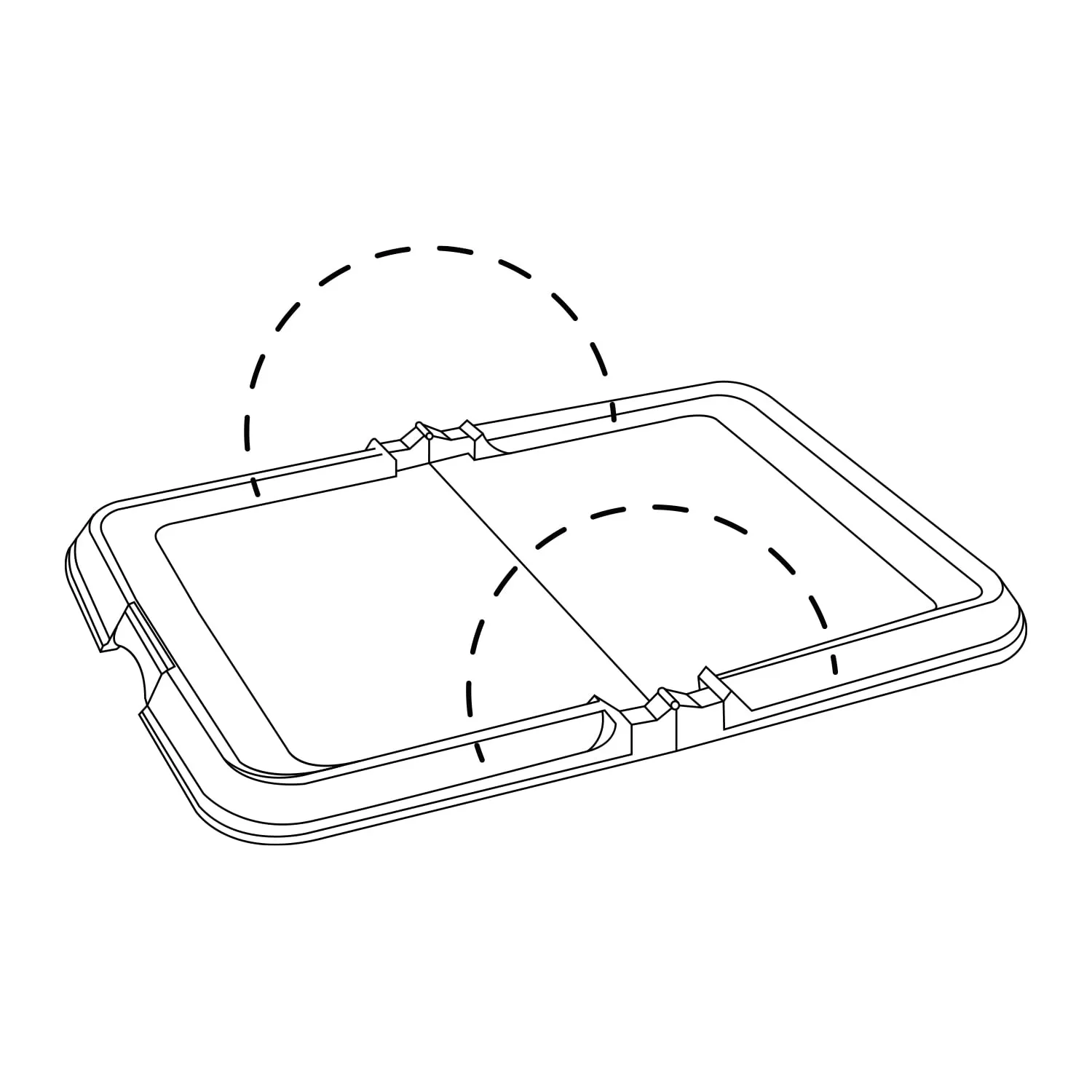 Aqpet BauBox Lettiera per Cani, Toilette Pieghevole 86x62 cm con Vassoio Porta Tappetini Assorbenti - immagine 9