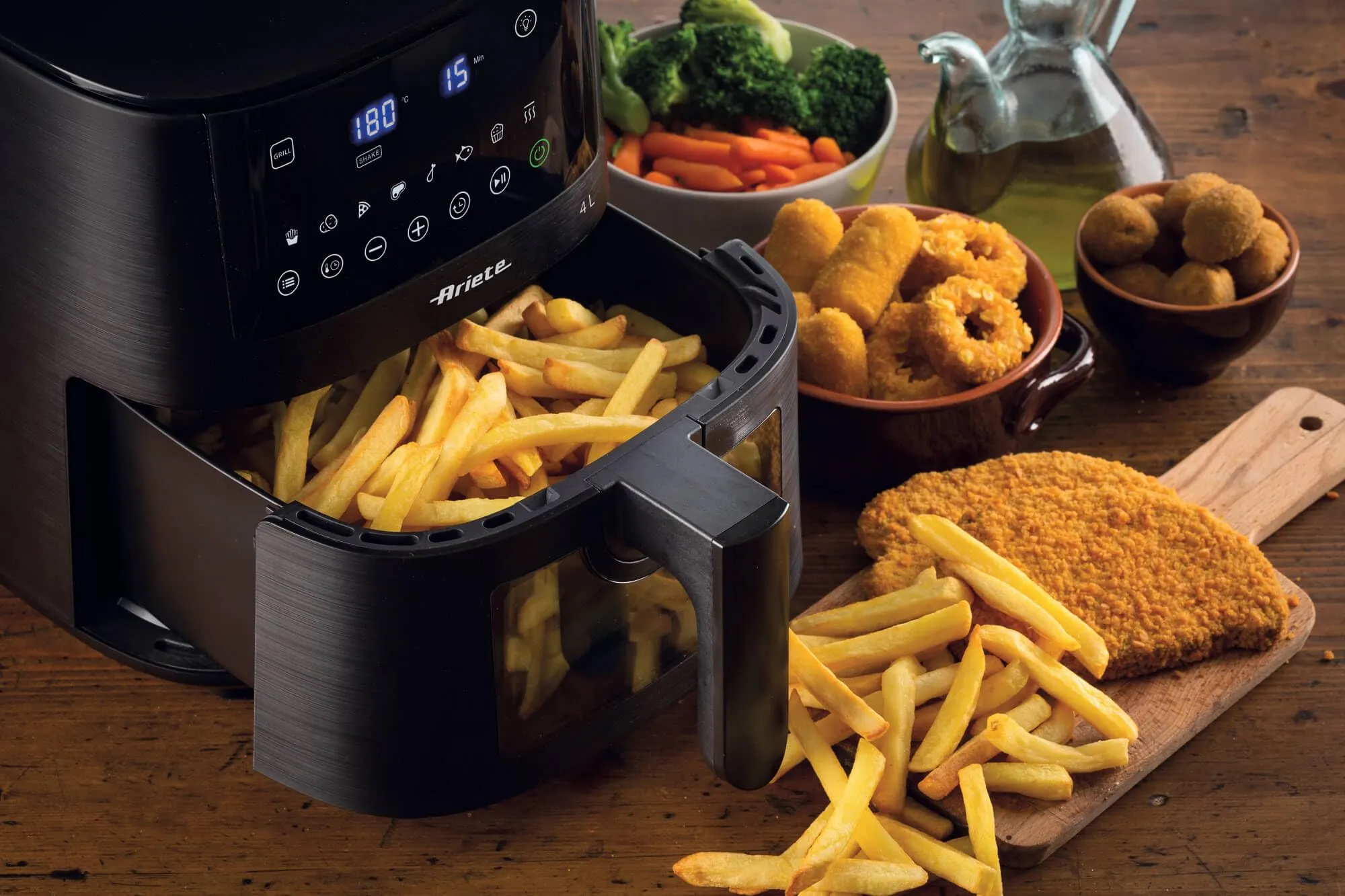 Ariete 4633 Friggitrice ad Aria 4L, 1400W, Nero - immagine 9