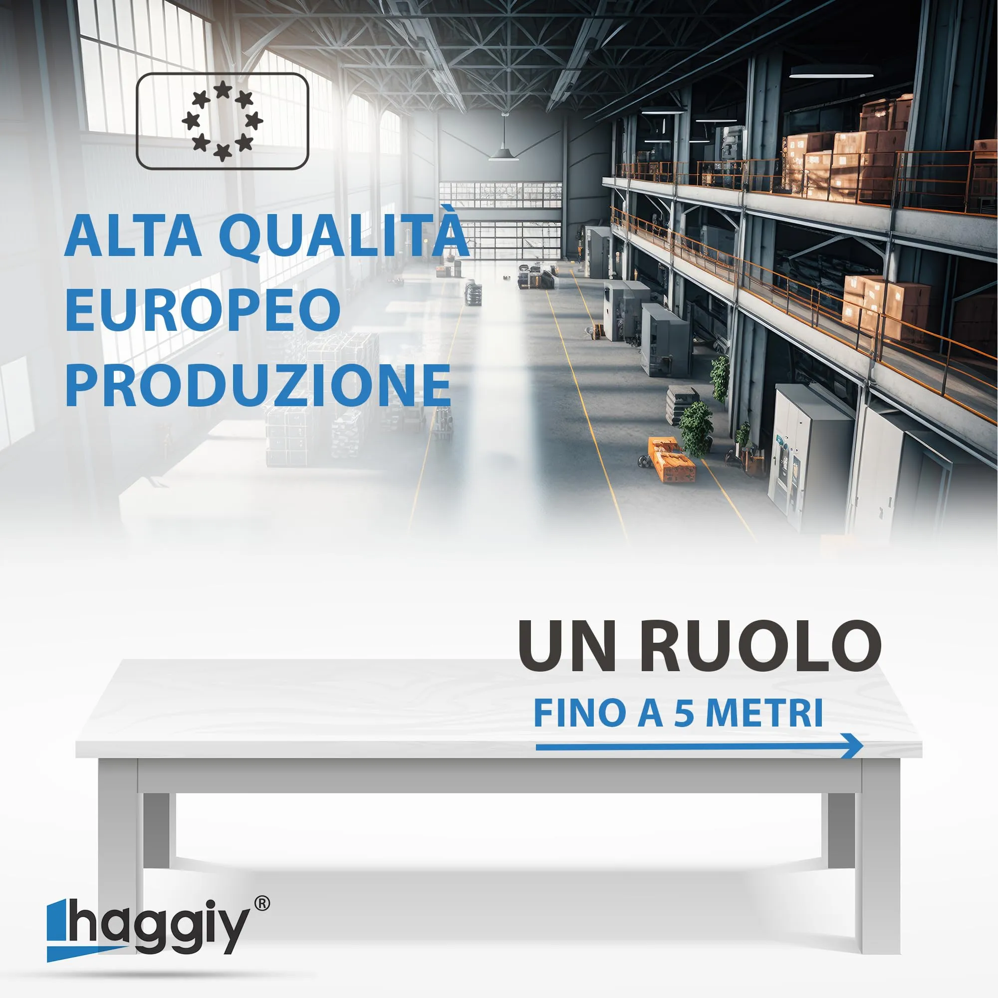 haggiy Nastro in melamina autoadesivo 40 mm x 5 m Rovere Lindberg - immagine 6