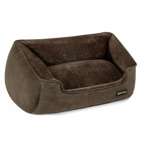 Feandrea Cuccia per Cani in Simil Lino, Bordi Rialzati, Fondo Antiscivolo, Copertura Sfoderabile, Taglia M, 70 x 55 x 21 cm, Marrone PGW10CC - immagine 10