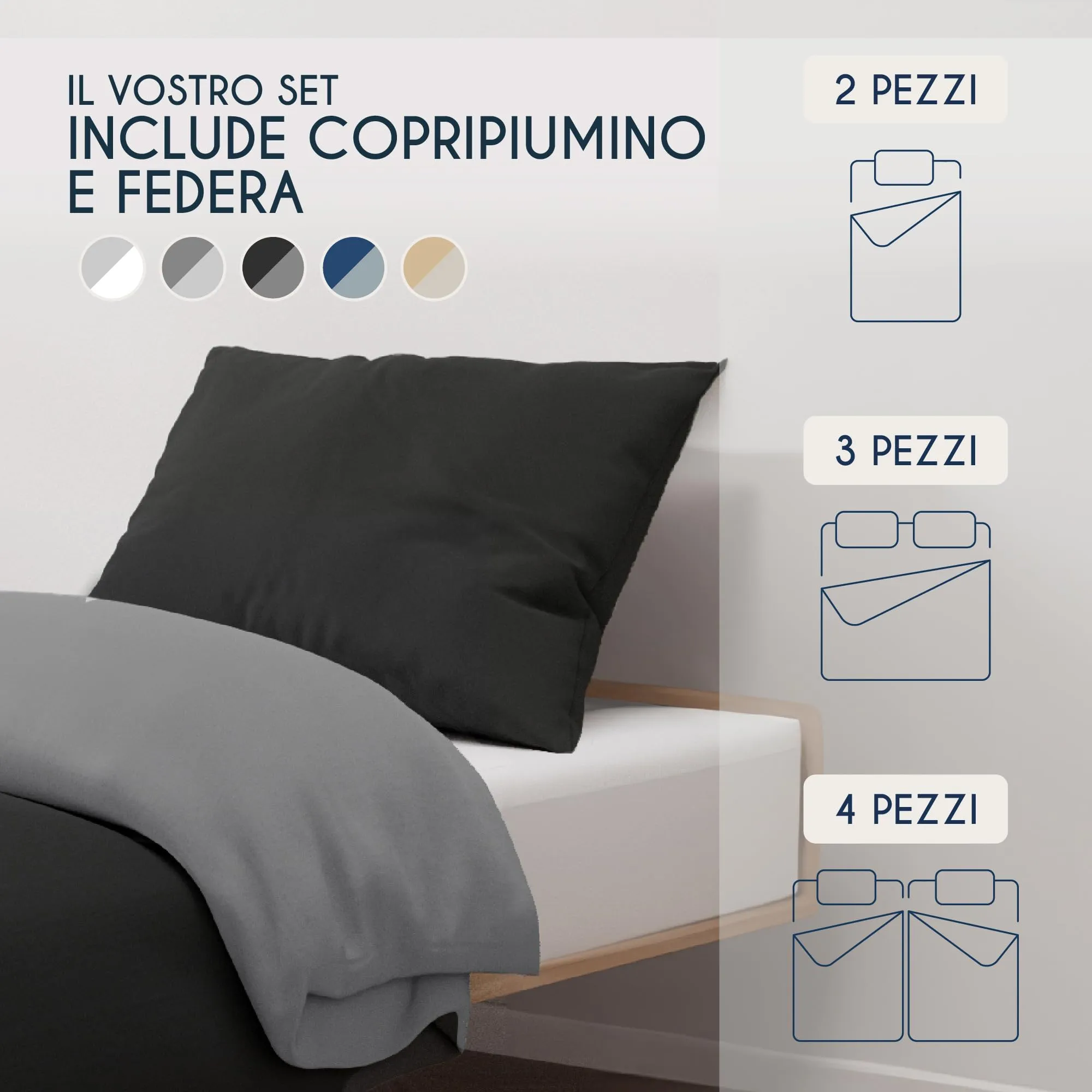 Dreamzie Copripiumino Singolo 135x200 cm e Federa 50x70 cm - immagine 6