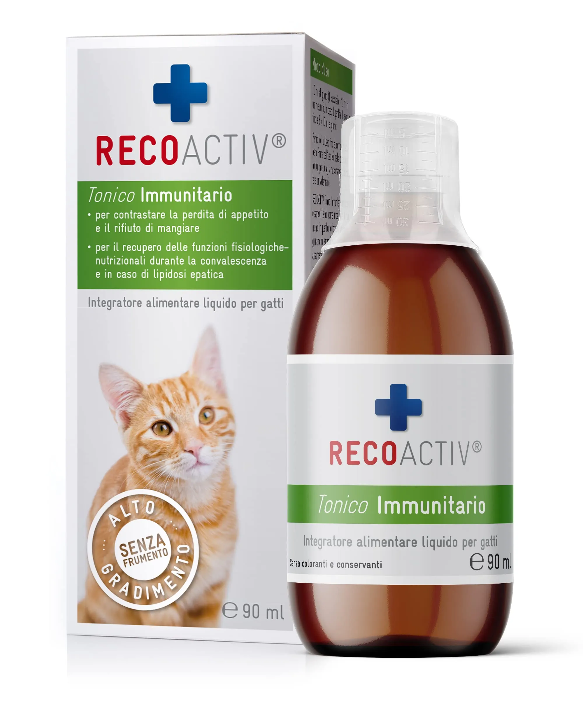 RECOACTIV Immunitario Gatti, liquido, 90 ml - immagine 1