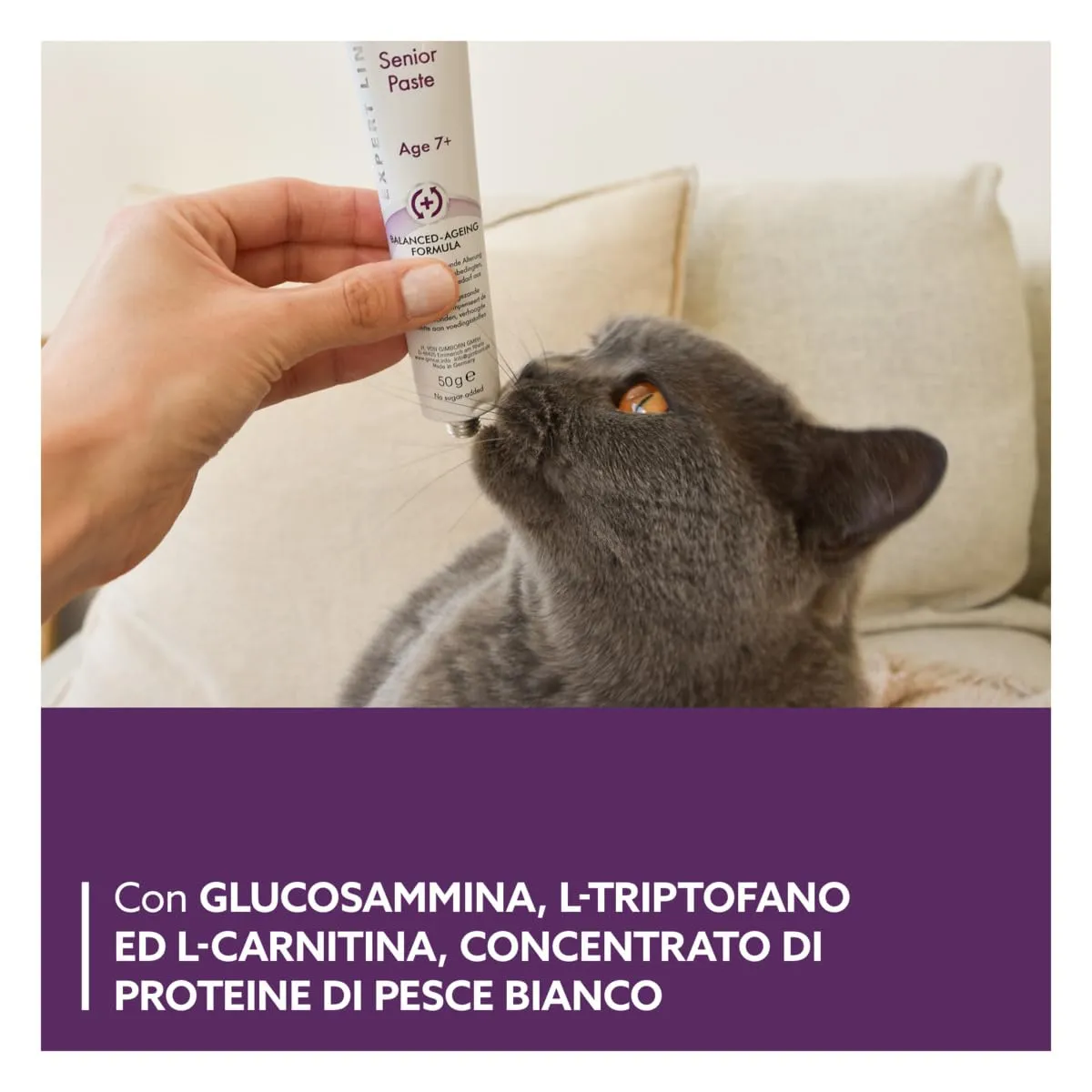 GimCat Expert Line Senior Paste for Cats 7+ Years, 50 g - immagine 5