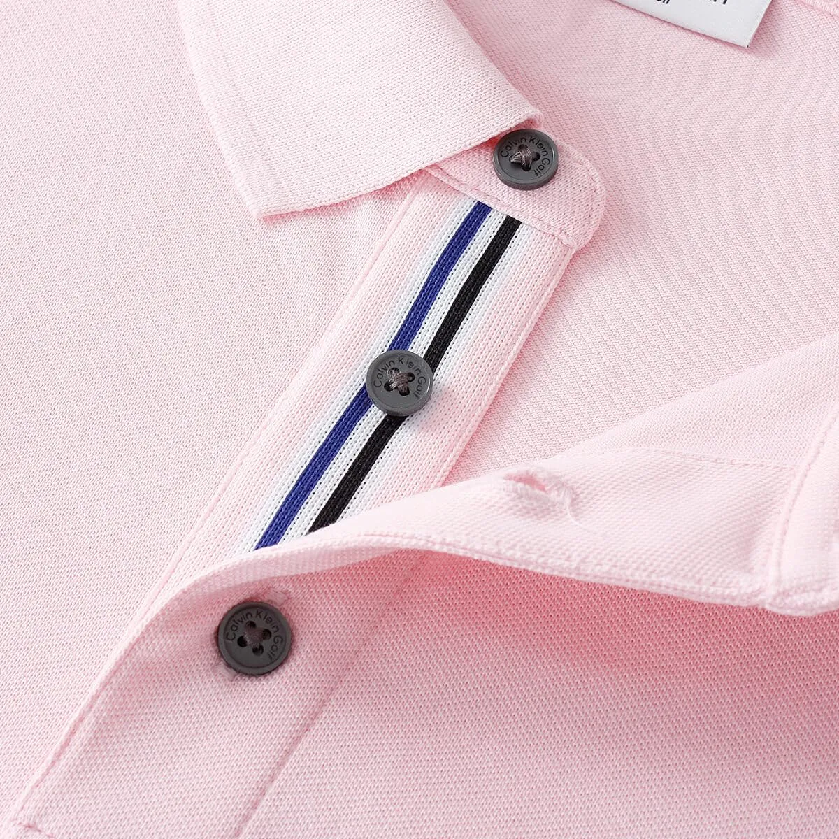 Calvin Klein Uomo Polo Golf Campus - Baby Pink Sport - 3XL - immagine 6