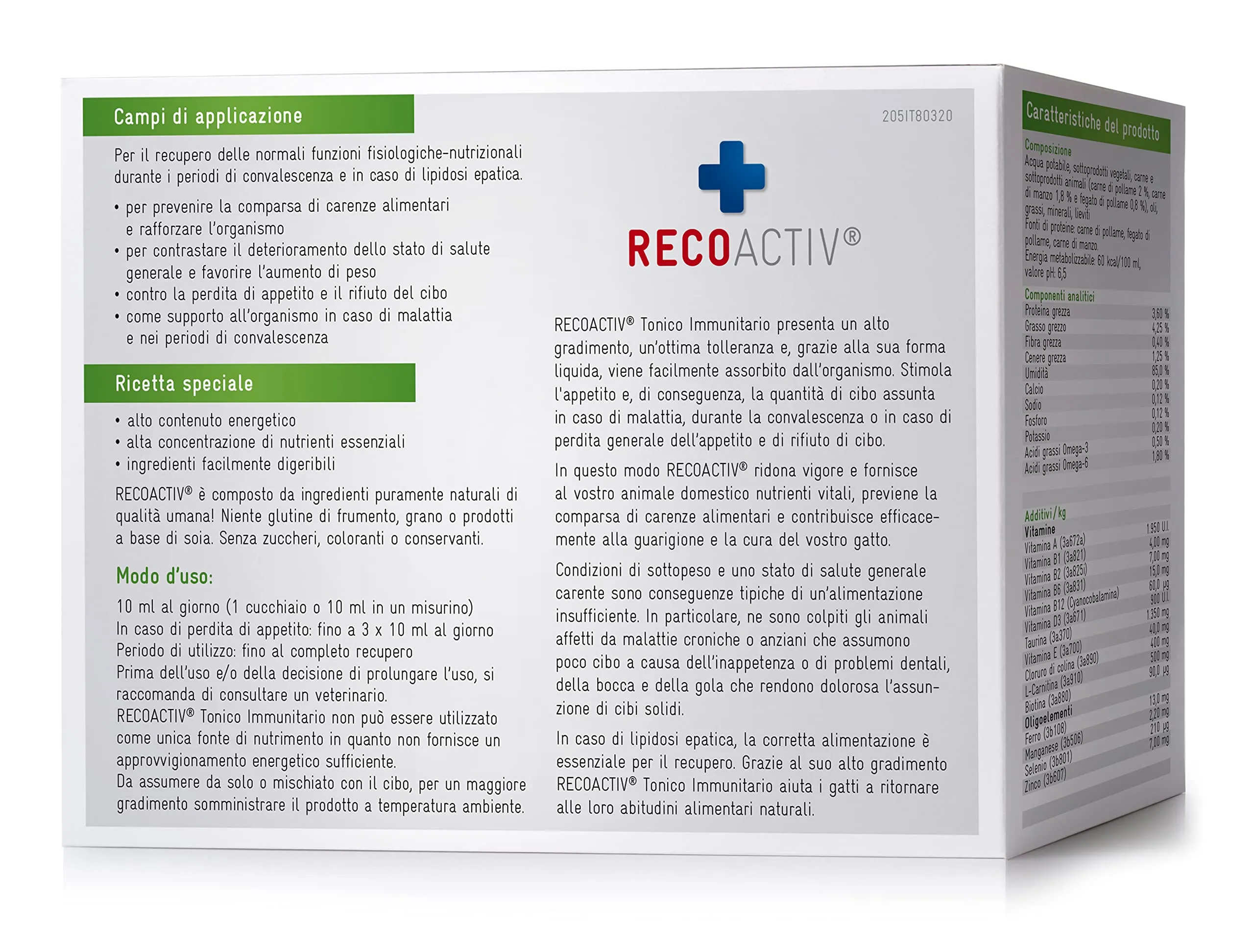 RECOACTIV Immunitario Gatti, liquido, 3 x 90 ml - immagine 2