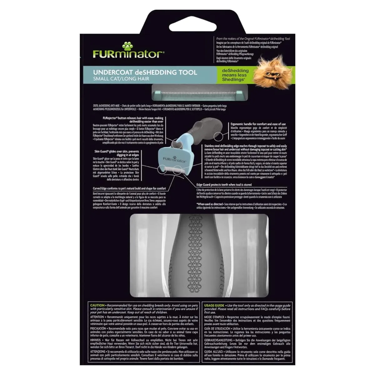 FURminator deShedding Tool Gatto Taglia S Pelo Lungo - immagine 6