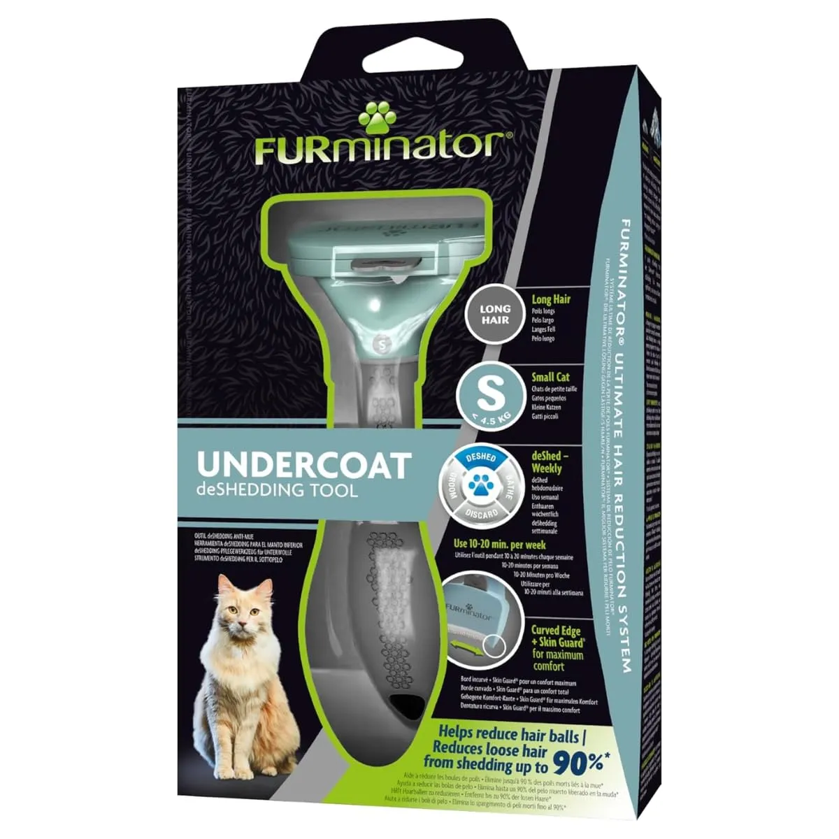 FURminator deShedding Tool Gatto Taglia S Pelo Lungo - immagine 7