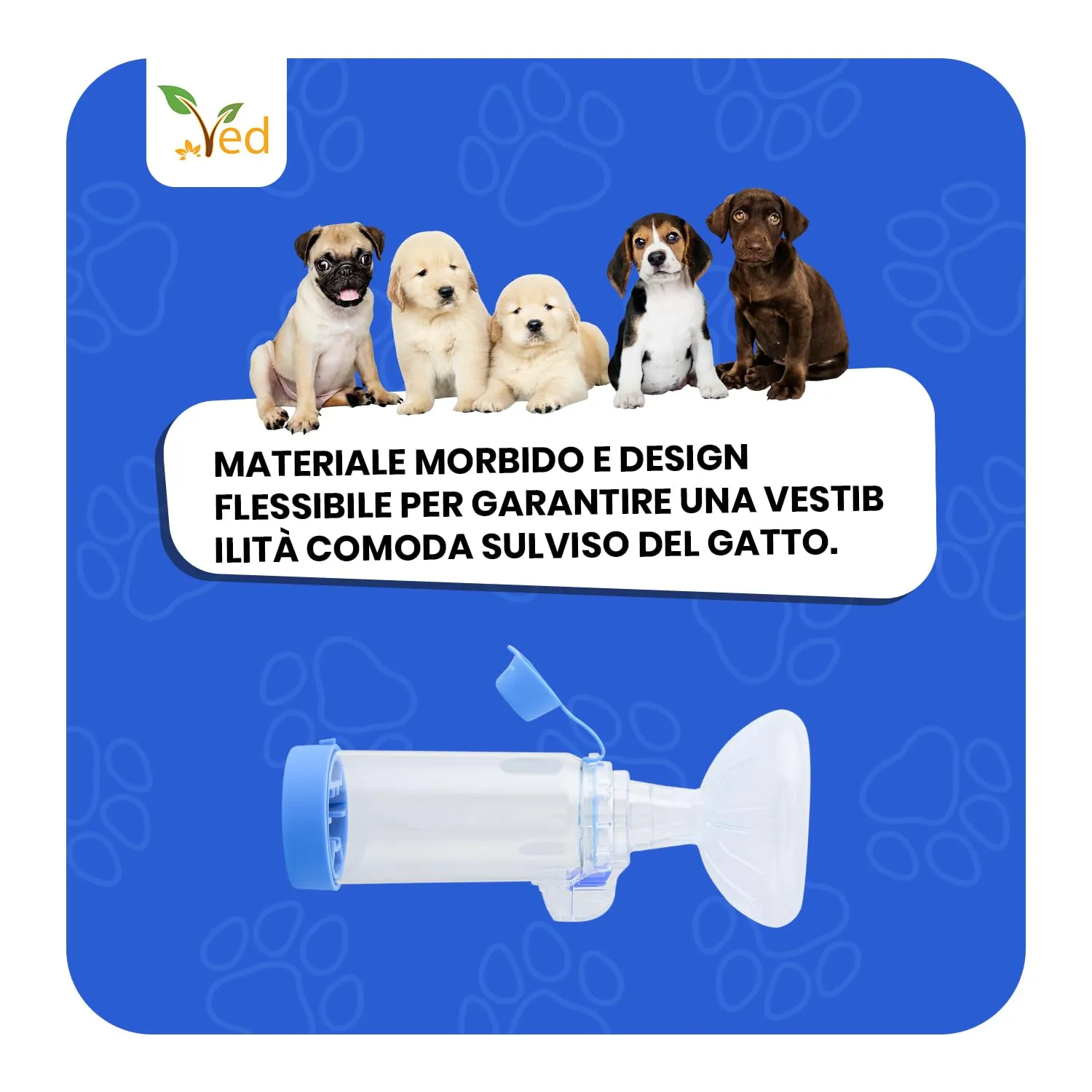 Ved Comfort Chamber Distanziale per cani - Blu - immagine 6