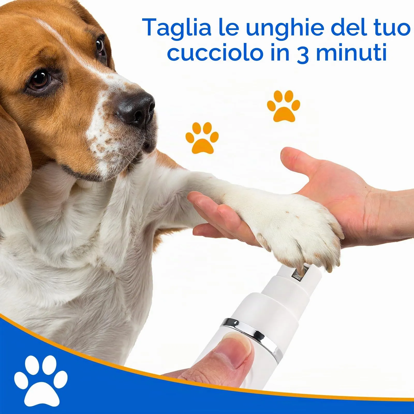 Mezzar Tosatrice per Cani e Gatti 4 in 1, Tagliacapelli Ricaricabile con 4 Testine Multiuso - immagine 4