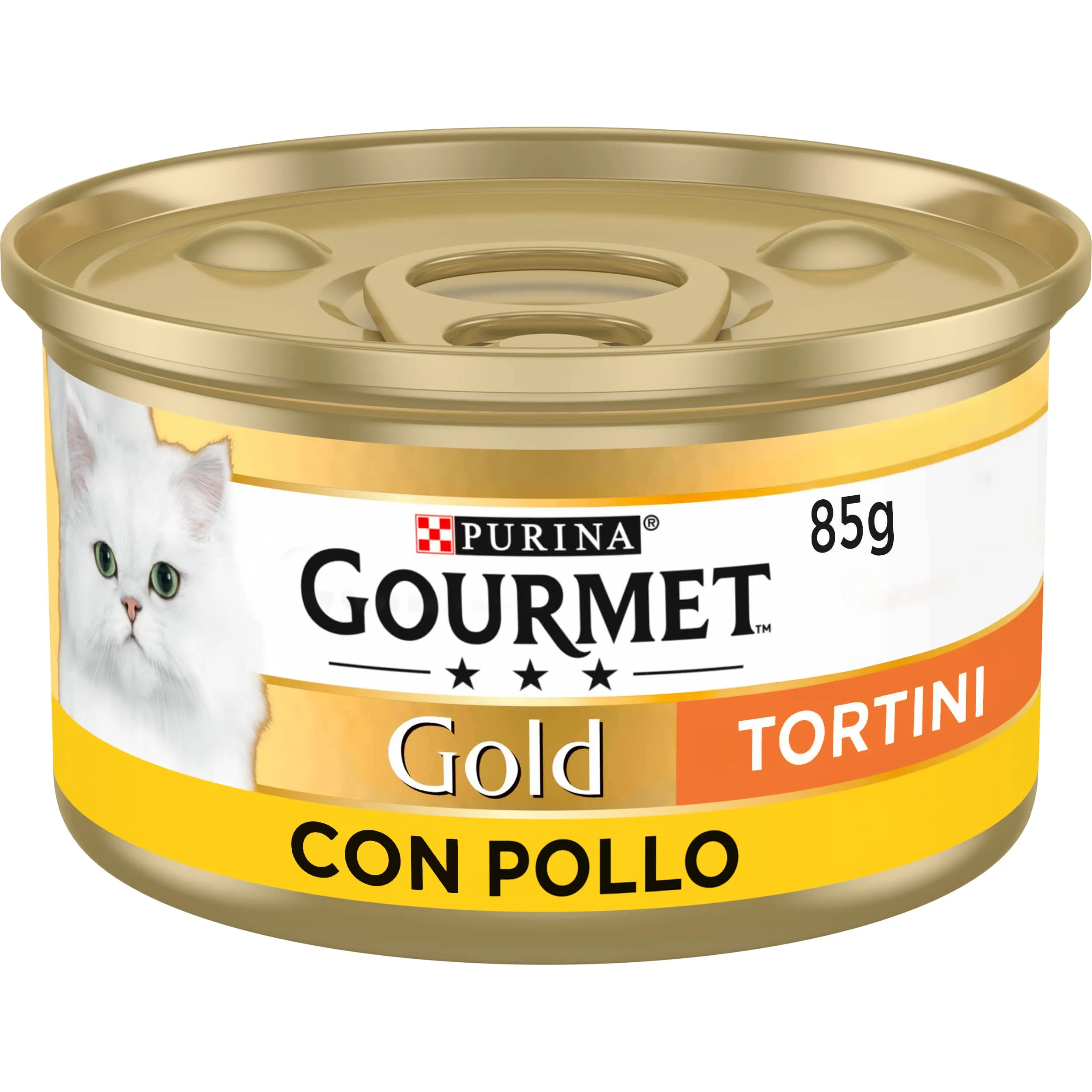 Gourmet Gold Cibo Umido per Gatti Adulti Tortino con Pollo, 85g (Confezione da 24) - immagine 2